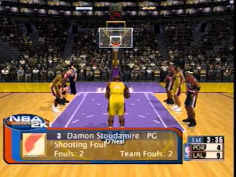 NBA 2K1 Sega Dreamcast Gameplay