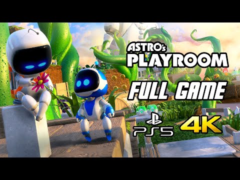 Astro's Playroom - Full Game Gameplay Walkthrough (PS5, 4K, No Commentary)