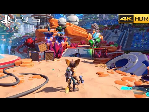 Ratchet & Clank: Rift Apart (PS5) 4K 60FPS HDR + Ray tracing Gameplay - (Performance RT mode)