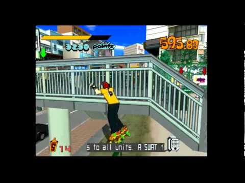 Jet Set Radio (Jet Grind Radio) Dreamcast Gameplay