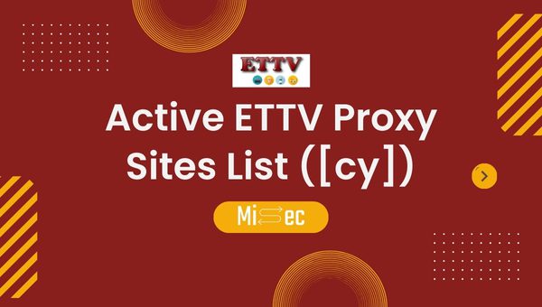 Active ETTV Proxy Sites List