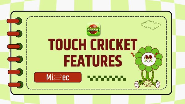 Touch Cricket Features