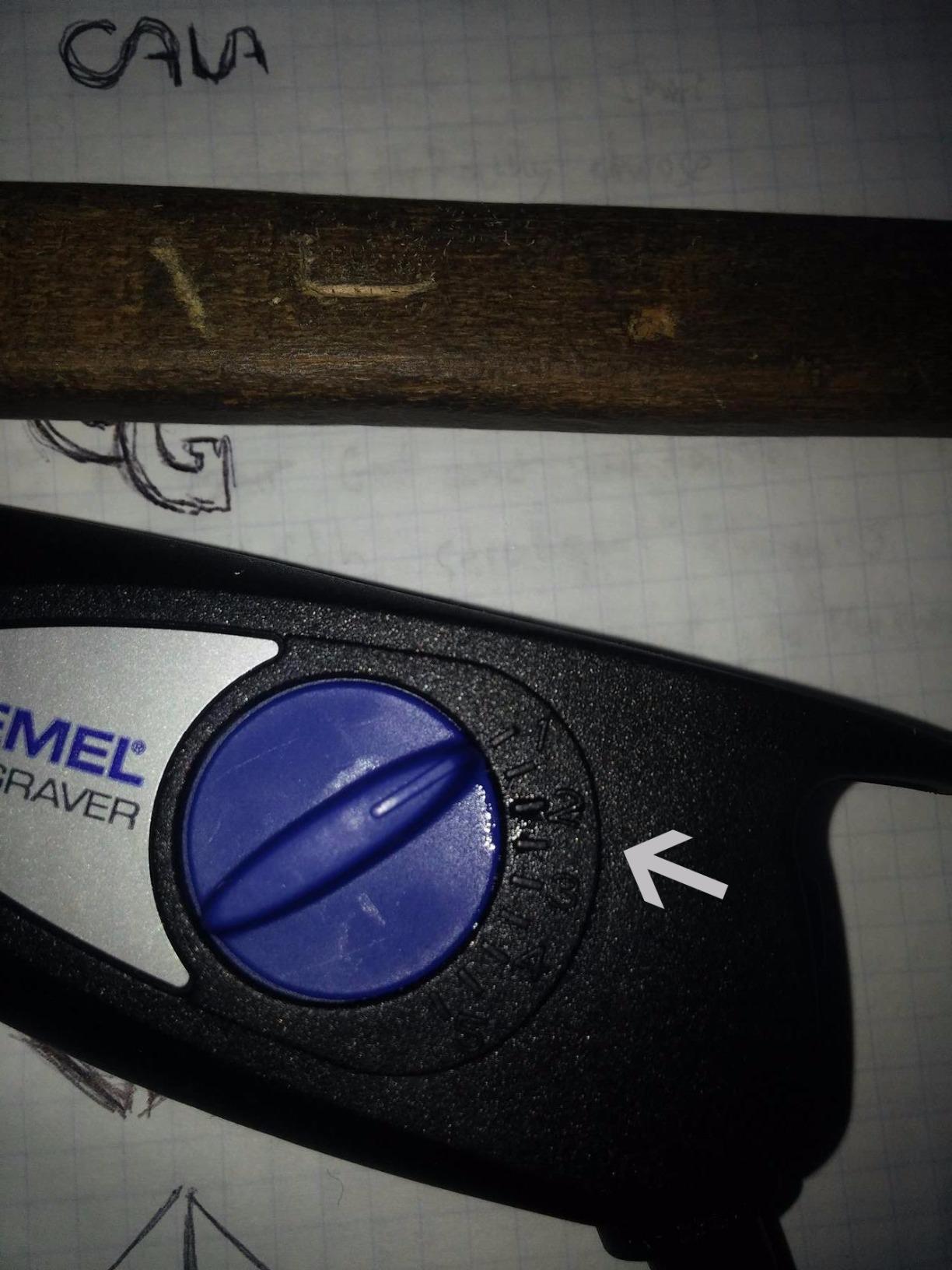 Dremel 120-Volt Engraver Rotary Tool with Stencils - Crafting Machine Perfect for DIY Personalizing and Engraving Leather, Metal, Glass, and Wood , Black, 290-02 customer photo 1