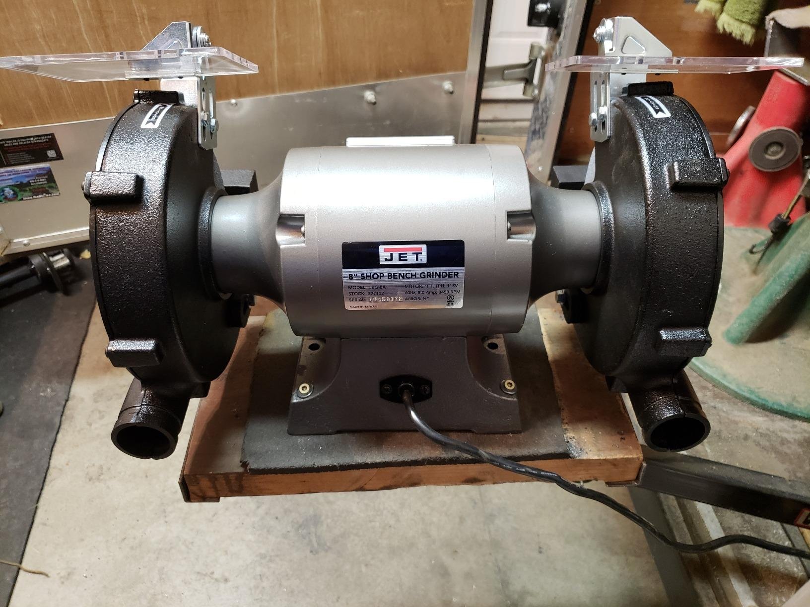 JET 8-Inch Bench Grinder, 3450 RPM, 1/2 HP (Model JBG-8) customer photo 1
