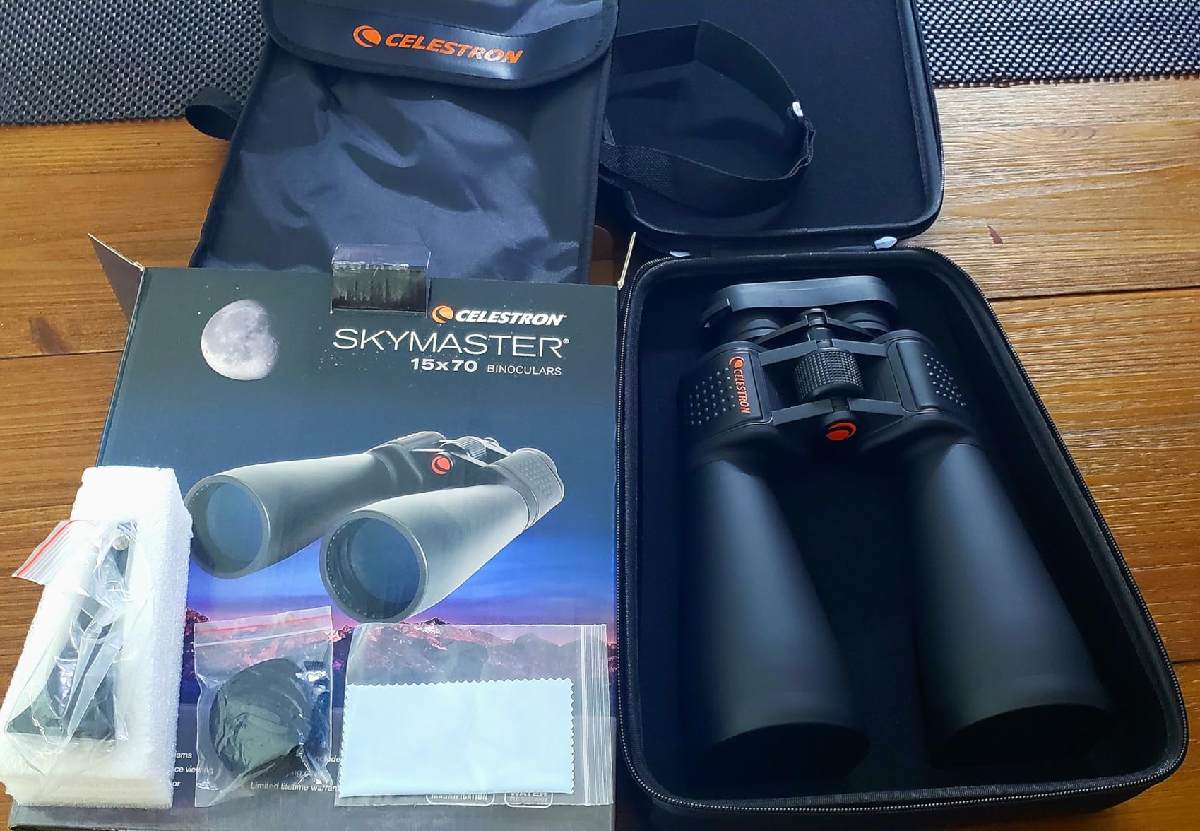 Celestron SkyMaster 15x70 Astronomy Binoculars - Bestselling Binoculars for Stargazing & Long-Range Viewing - Includes Tripod Adapter & Carry Case - Multi-Coated Optics customer photo 1