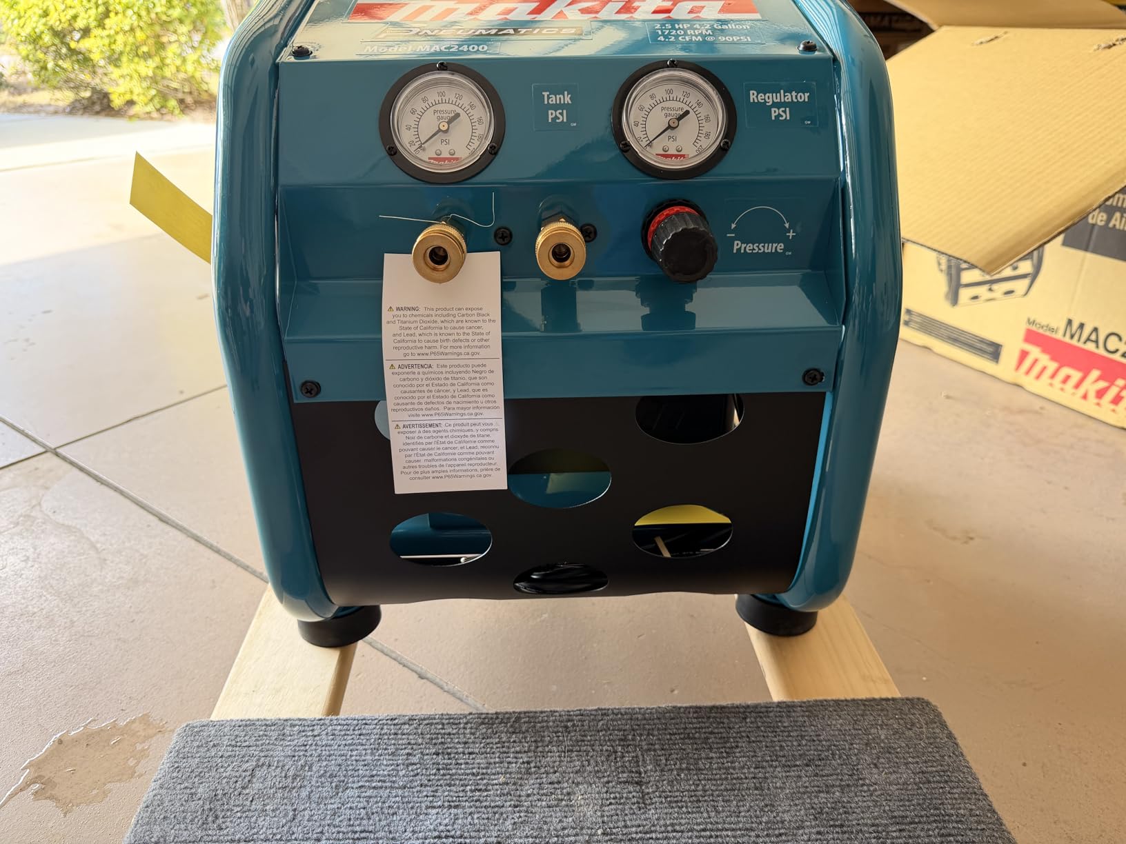 Makita MAC2400 2.5 HP* Big Bore Air Compressor customer photo 1