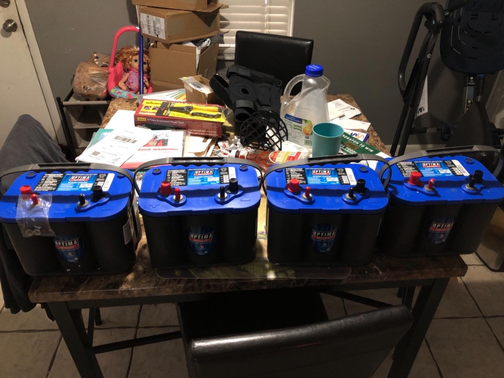 OPTIMA Batteries High Performance 34M BLUETOP Sealed AGM Boat and RV Starting Battery, 800 CCA, Dual Terminal, Maintenance Free, Versatile Mounting customer photo 1