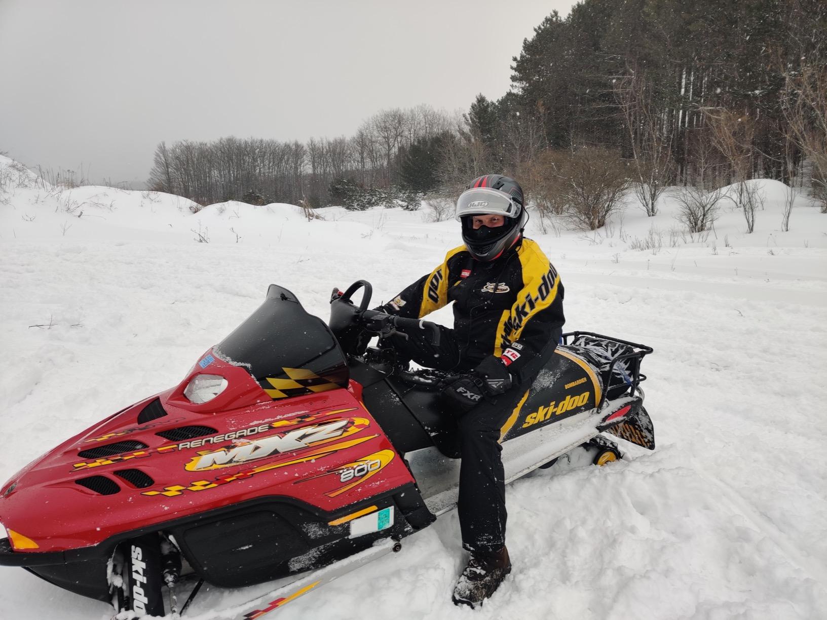 PowerMadd 13225 Cobra Windshield for Ski Doo ZX - Black with yellow checkers - Low height customer photo 1