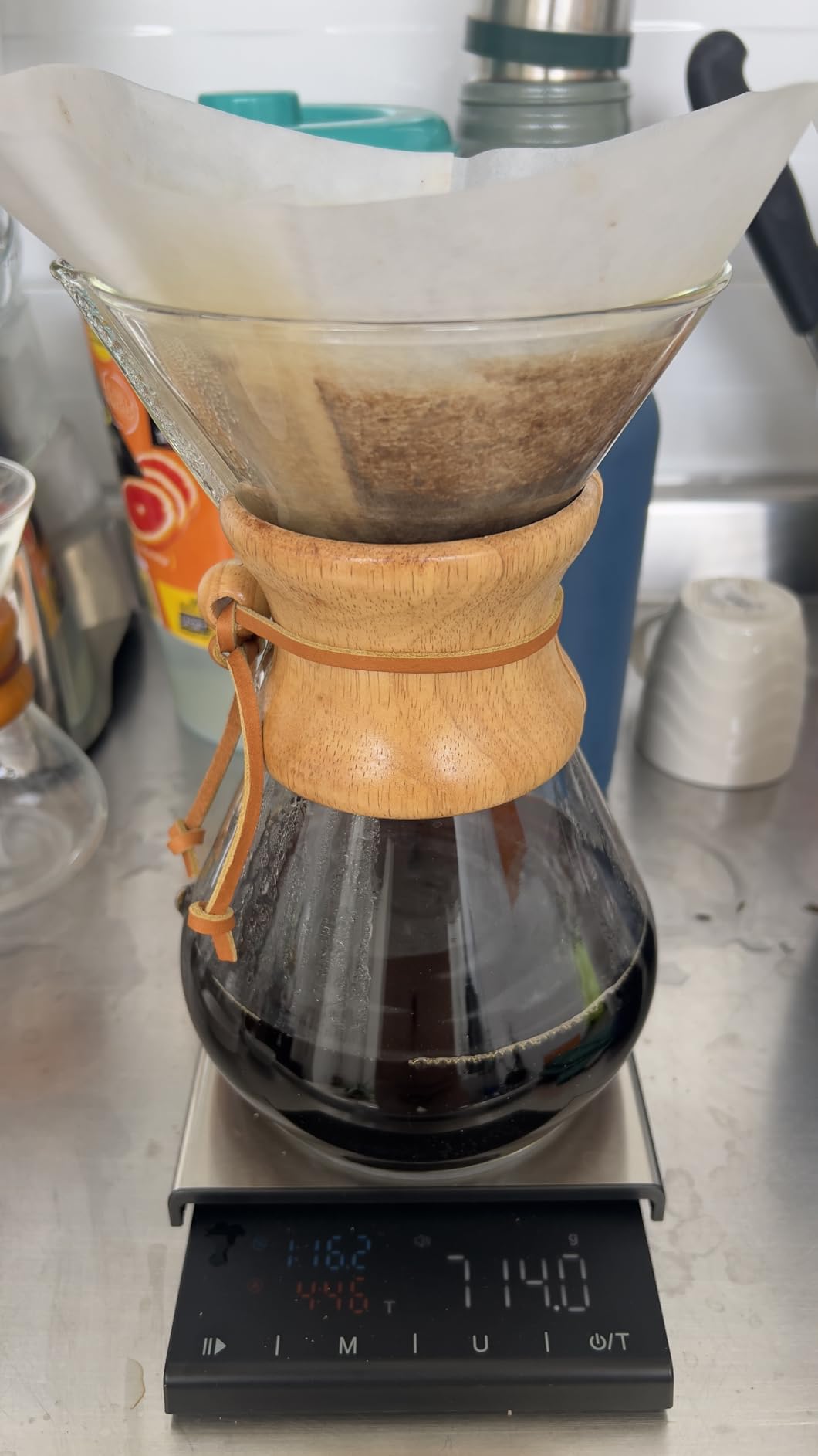 Chemex Pour-Over Glass Coffeemaker - Classic Series - 8-Cup - Exclusive Packaging customer photo 1