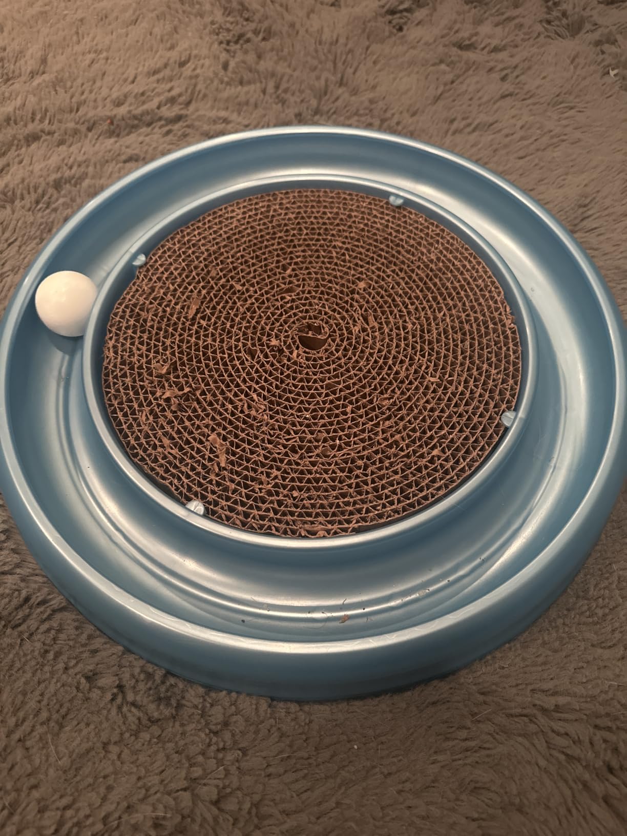 Coastal Pet Turbo Scratcher Cat Toy - Cardboard Cat Scratcher Pad with Cat Toy Ball Track and Catnip customer photo 2