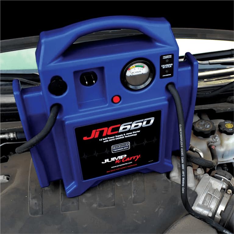 Clore Automotive Jump-N-Carry JNC660 1700 Peak Amp 12 Volt Jump Starter, Blue customer photo 2