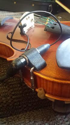 Barcus Berry 3100 Clamp-On Bridge Violin Piezo Pickup customer photo 1