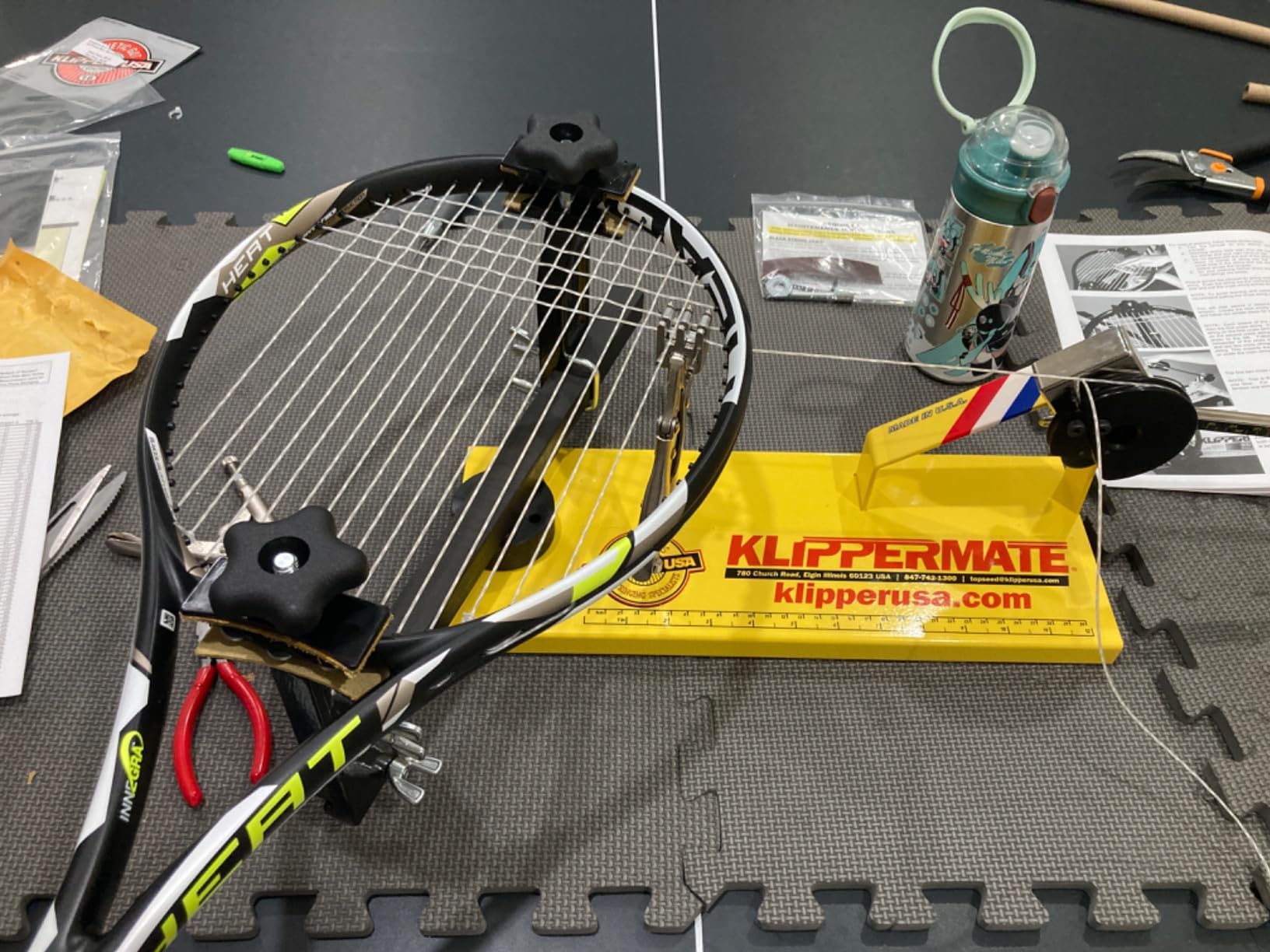 Klippermate Tennis Racquet / Racket Stringer customer photo 1