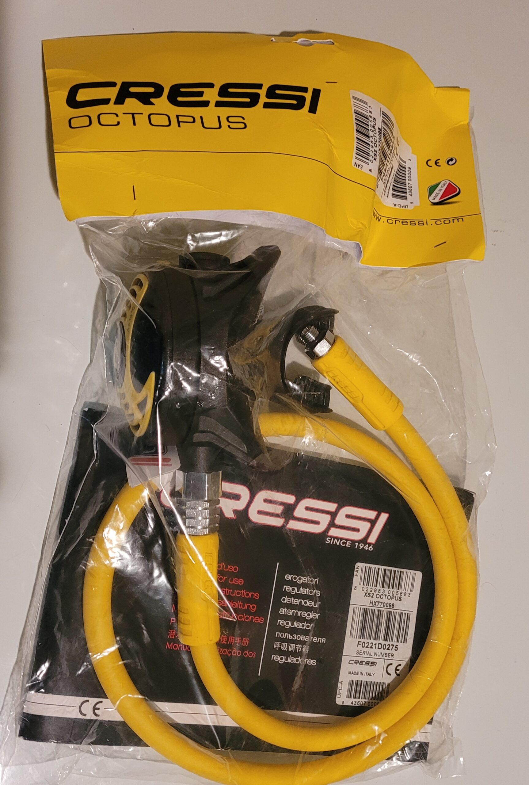 Cressi Octopus - 2nd Stage Scuba Diving Regulator High Quality customer photo 2