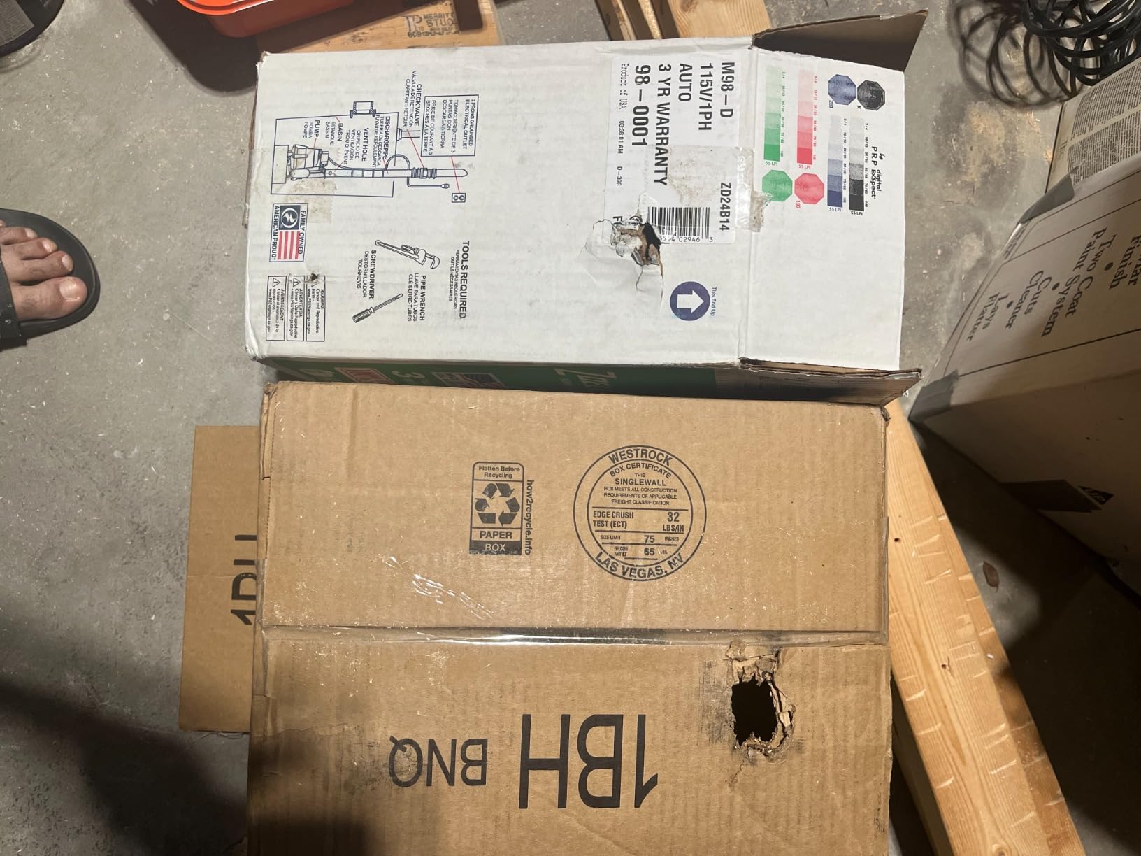 Zoeller M98 Flow-Mate Sump Pump - 1/2 HP - Cast Iron - LED Power Plug - High Flow - Vortex Impeller - Stainless Steel Hardware customer photo 1