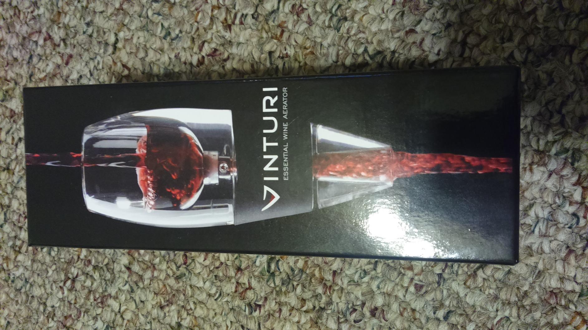 Vinturi Wine Aerator Pourer and Decanter for Red Wines Patented Design Perfectly Aerates Wines By The Glass or Bottle With Distinctive Sound customer photo 1