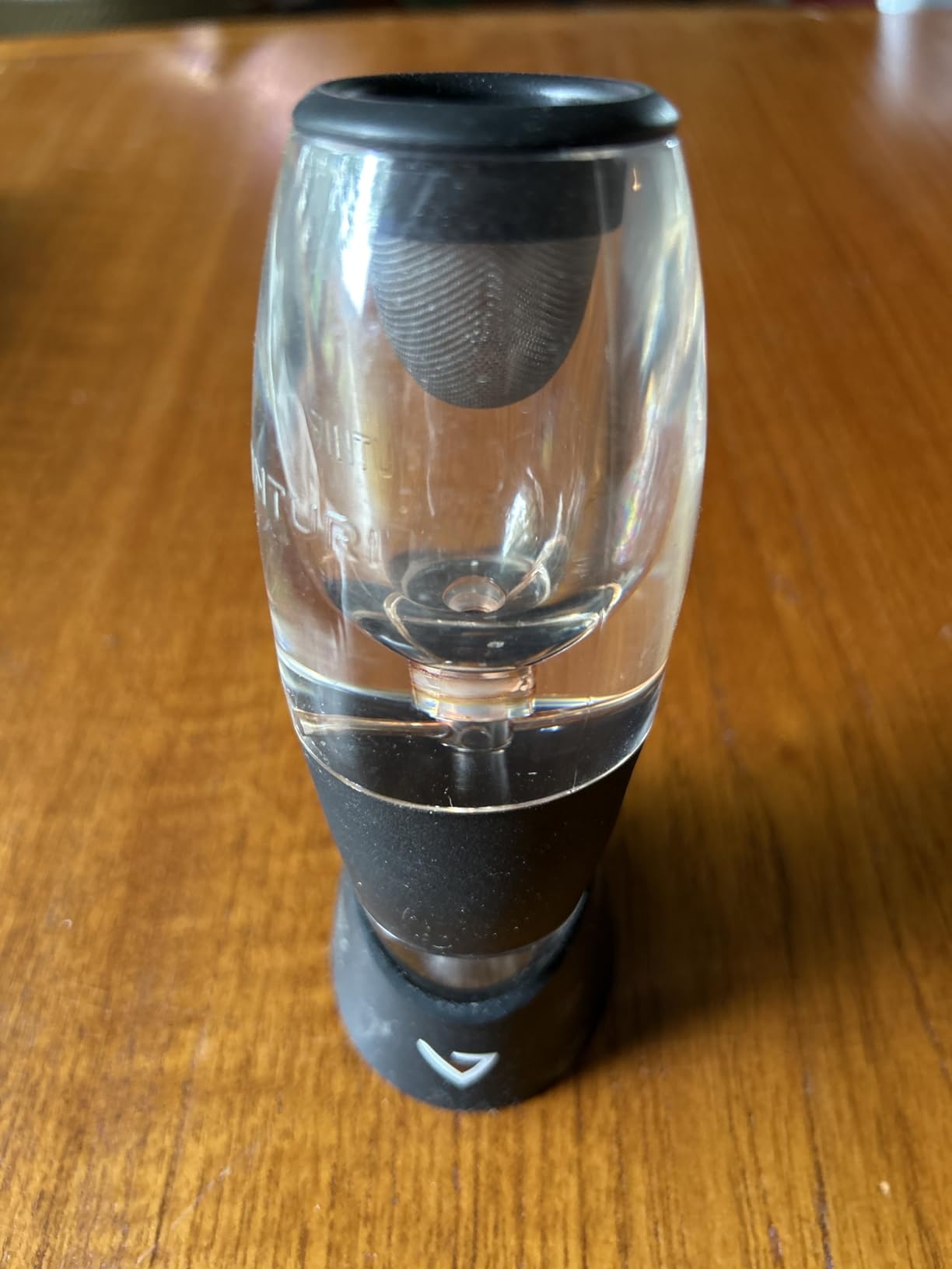 Vinturi Wine Aerator Pourer and Decanter for Red Wines Patented Design Perfectly Aerates Wines By The Glass or Bottle With Distinctive Sound customer photo 2