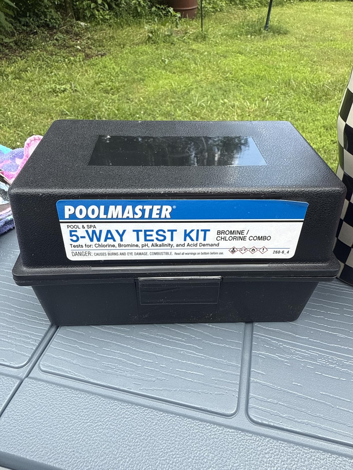 Poolmaster 22260 5-Way Swimming Pool or Spa Water Chemistry Test Kit with Case, Essential Collection customer photo 1