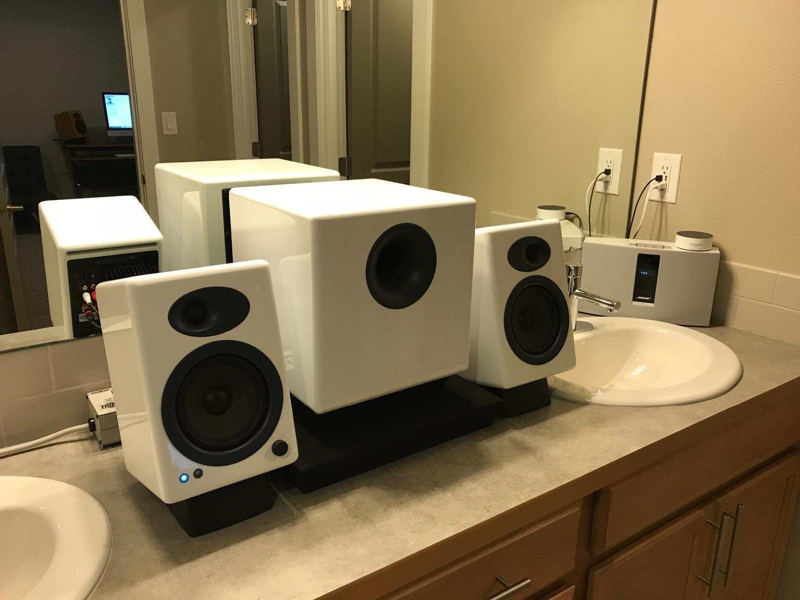 Audioengine S8 Powered Subwoofer - 8 Inch Subwoofer, 250W Down Firing Speakers customer photo 2