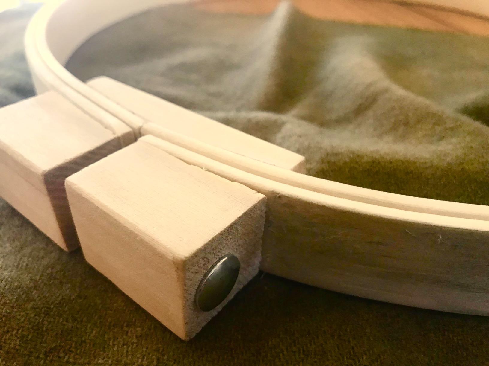 Frank A. Edmunds 12-inch Round Wood Quilt Hoop,5588 customer photo 2