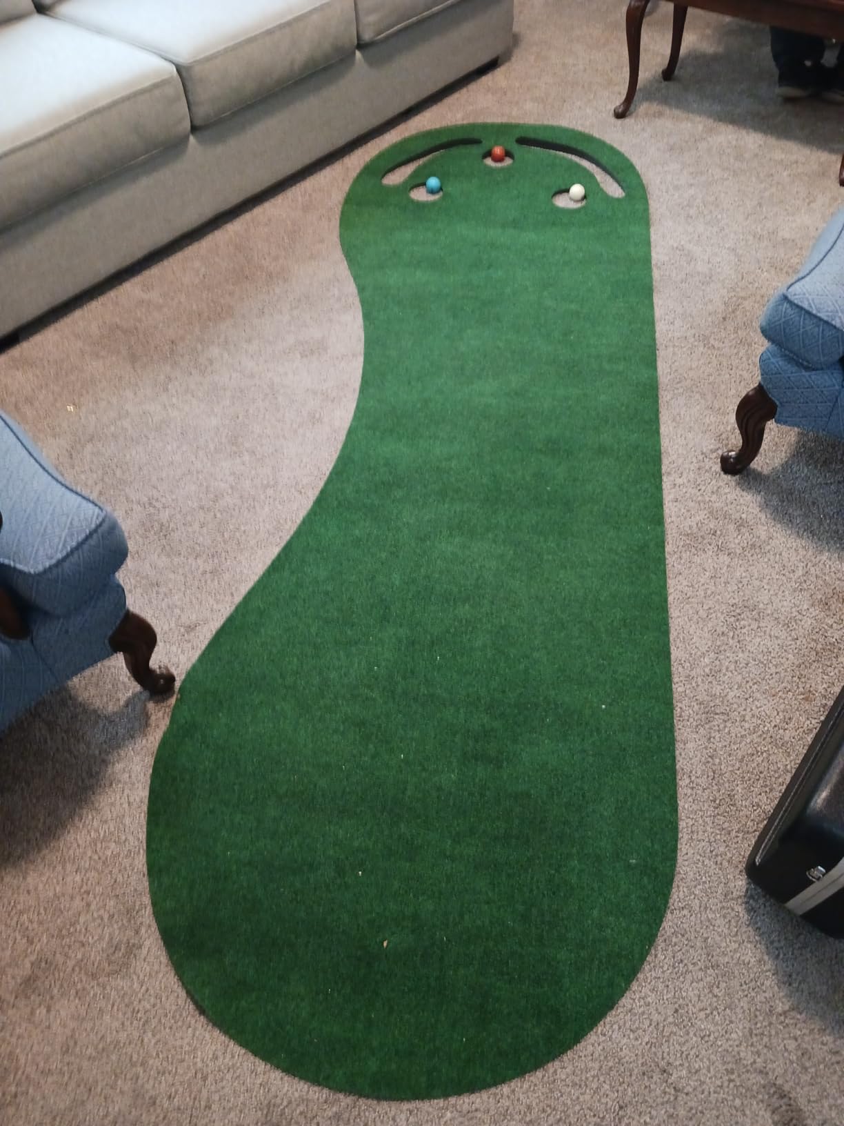 PUTT-A-Bout Par Three Golf Putting Green (3' x 9') customer photo 2