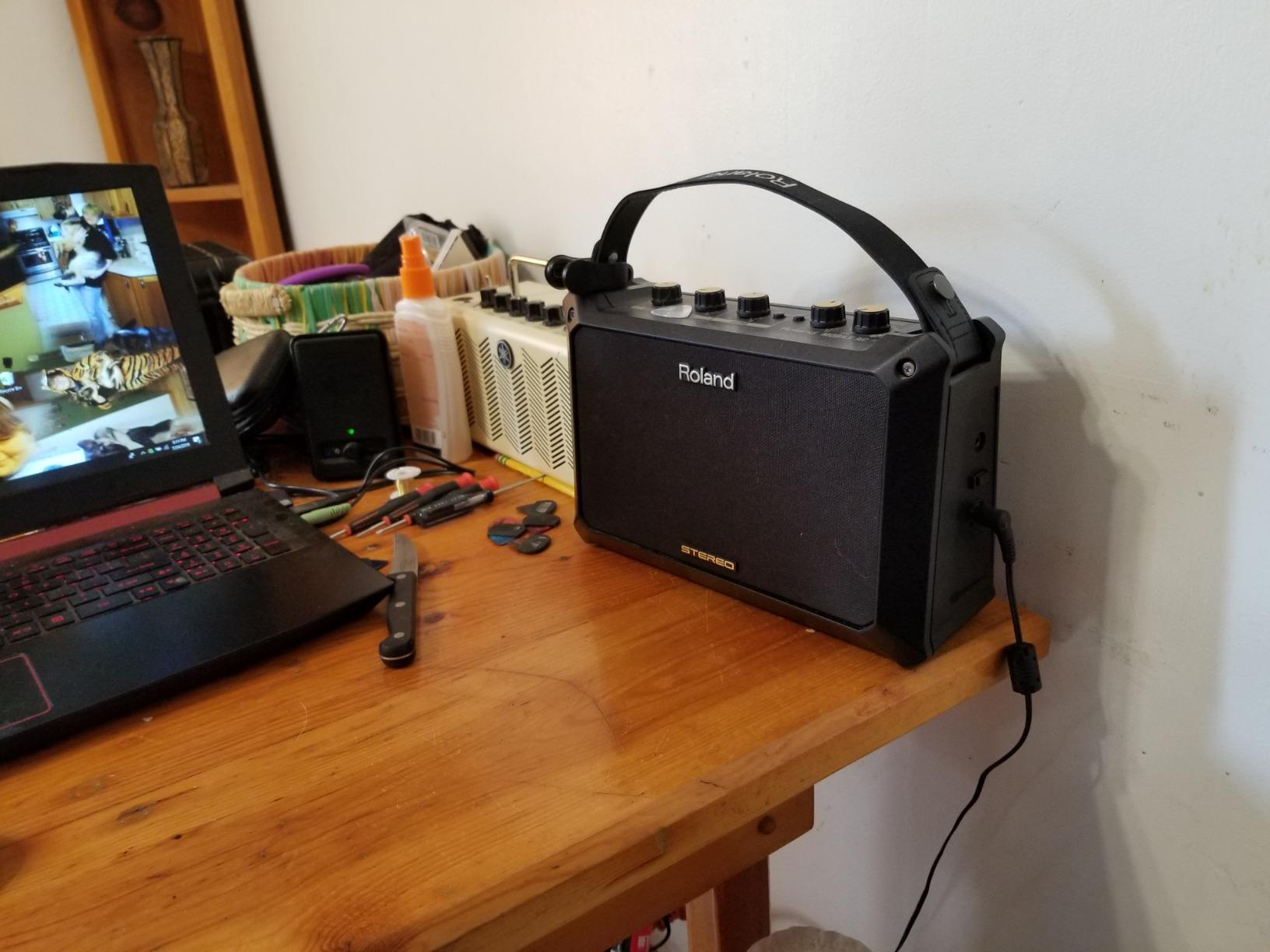 Roland Mobile Cube Battery-Powered Stereo Amplifier customer photo 1