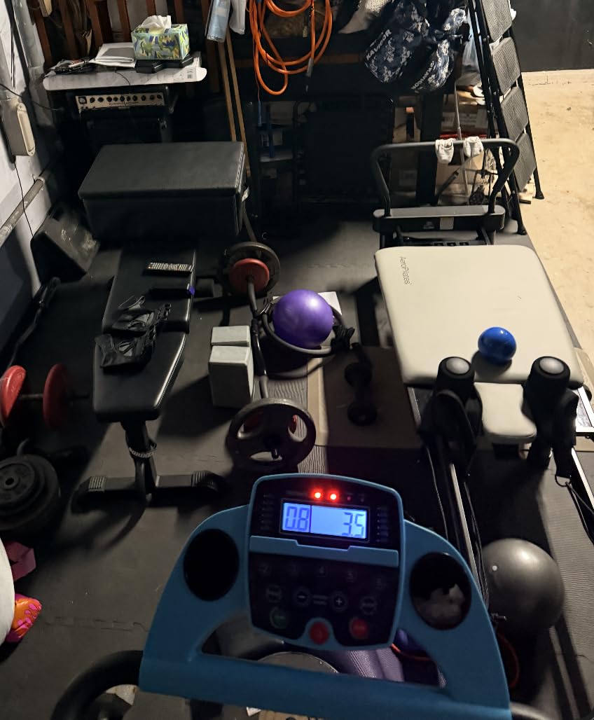 AeroPilates Reformer Home Workout Equipment, Pilates Machine w/Resistance customer photo 1