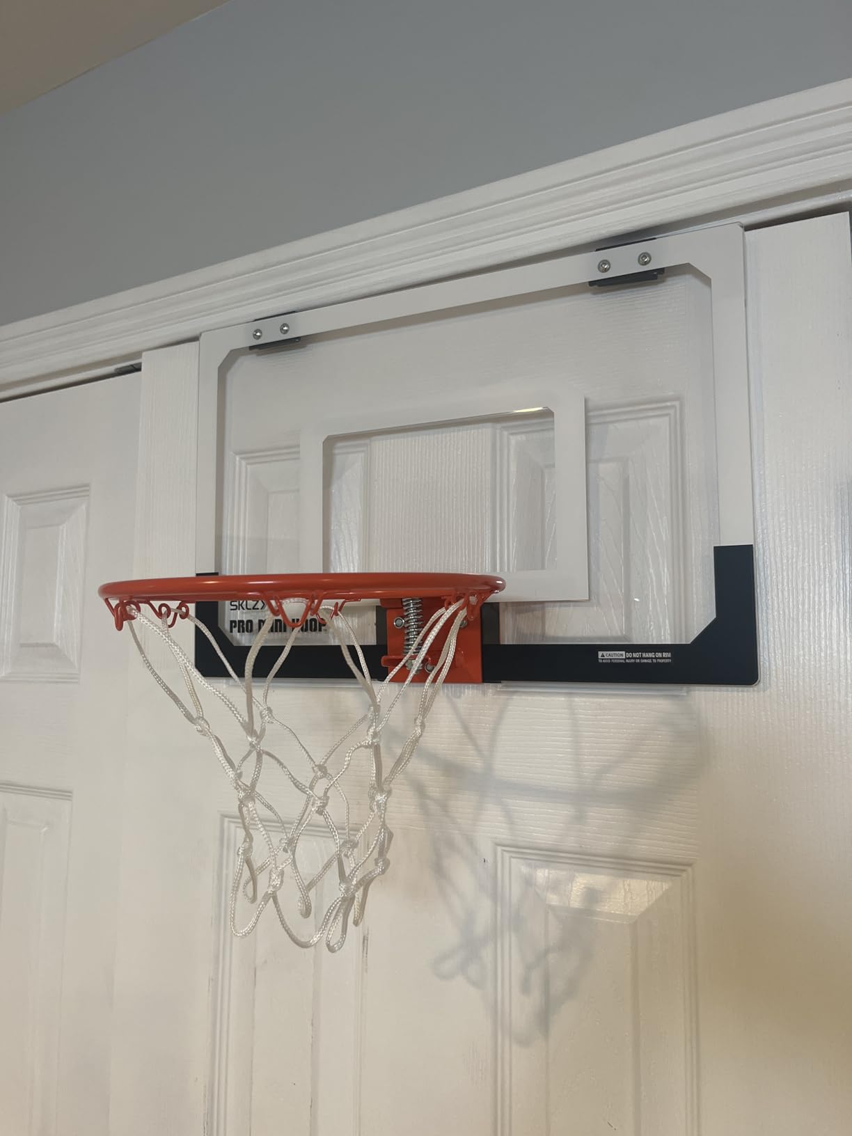 SKLZ Pro Mini Indoor Basketball Hoop - Over The Door - Portable - Great For Home, Dorms, Offices, and Gifts customer photo 1