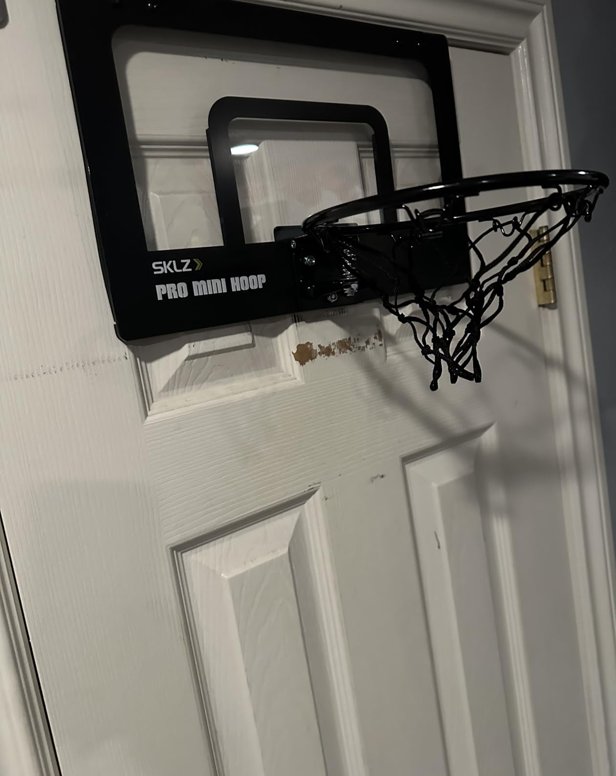 SKLZ Pro Mini Indoor Basketball Hoop - Over The Door - Portable - Great For Home, Dorms, Offices, and Gifts customer photo 2
