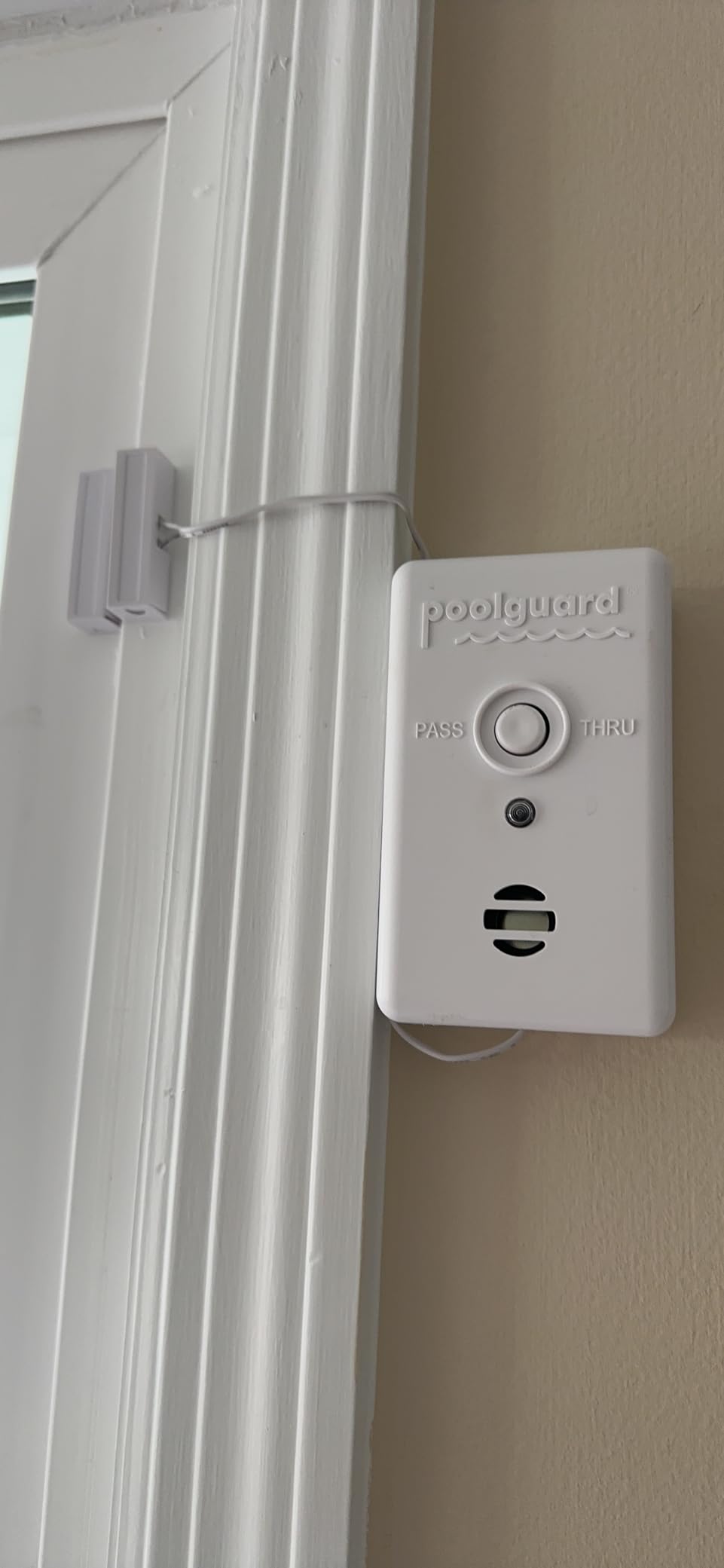 PoolGuard DAPT-2 Water Hazard Pool Door Alarm, White customer photo 1