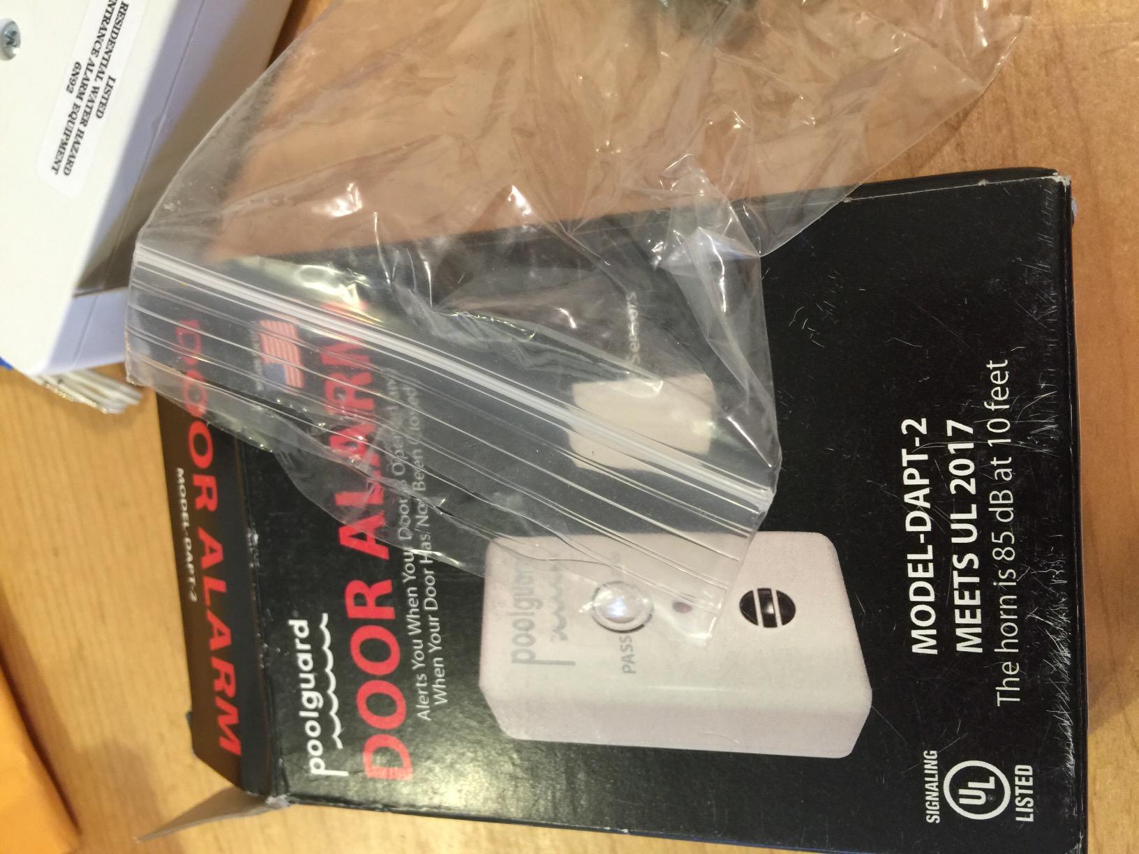 PoolGuard DAPT-2 Water Hazard Pool Door Alarm, White customer photo 2