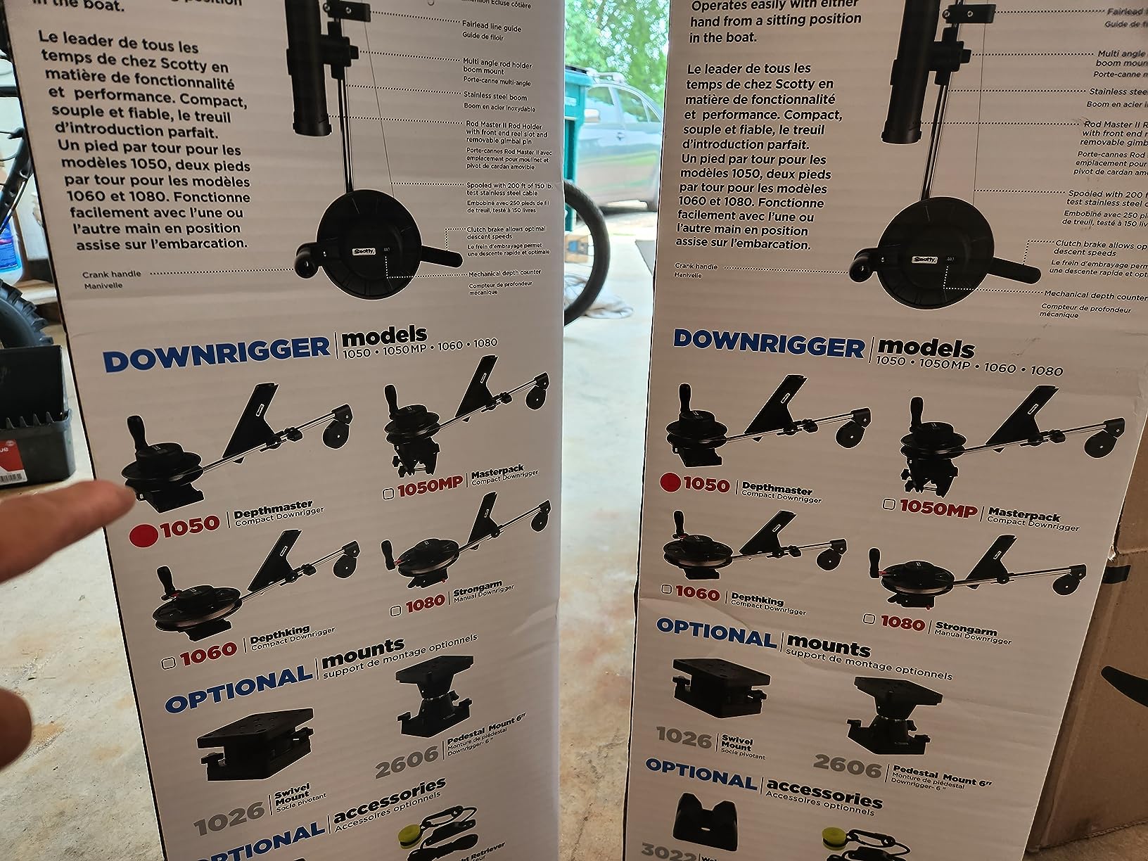 Scotty #1050MP Depthmaster Manual Downrigger, Display Packed w/ Rod Holder & Clamp Mount, Black customer photo 2