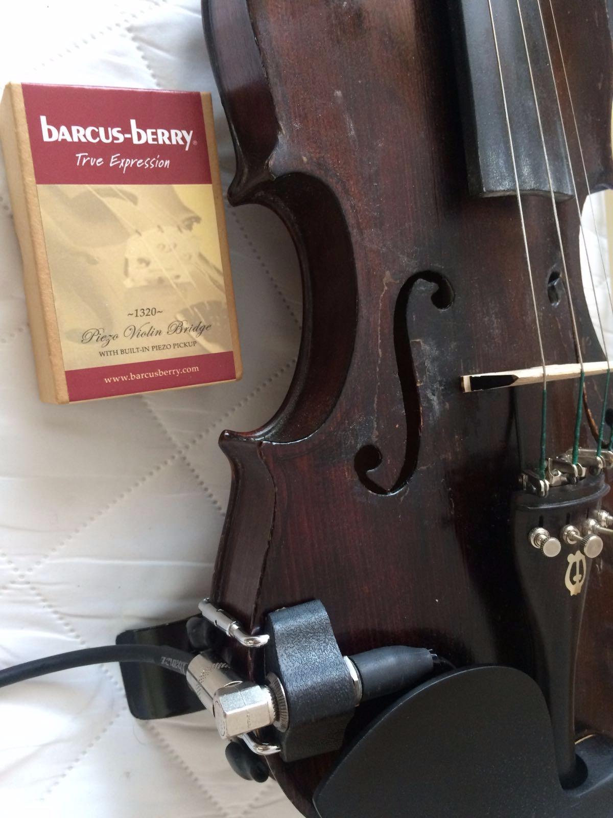 Barcus Berry 1320 Electric Violin Bridge with Built-In Piezo Pickup customer photo 1