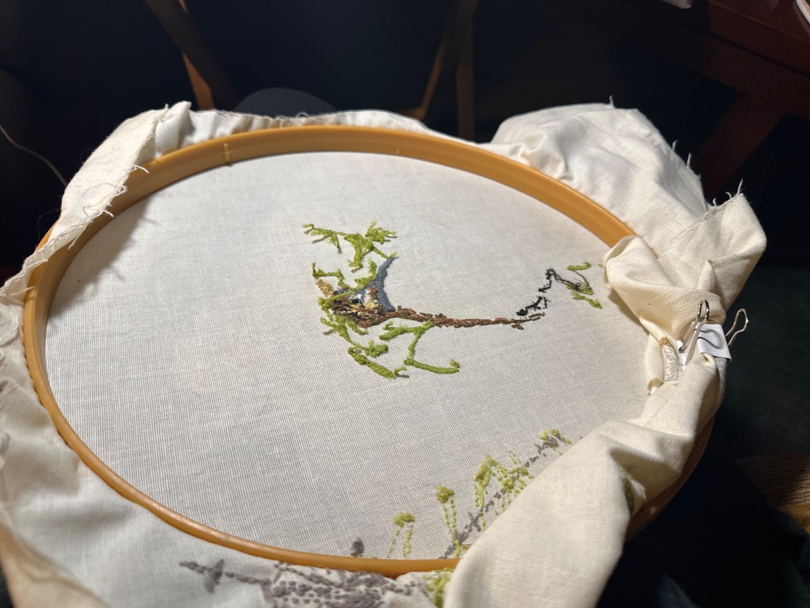 Dritz 3203 Plastic No-Slip Quilting Hoop, 14-Inch, Natural customer photo 1