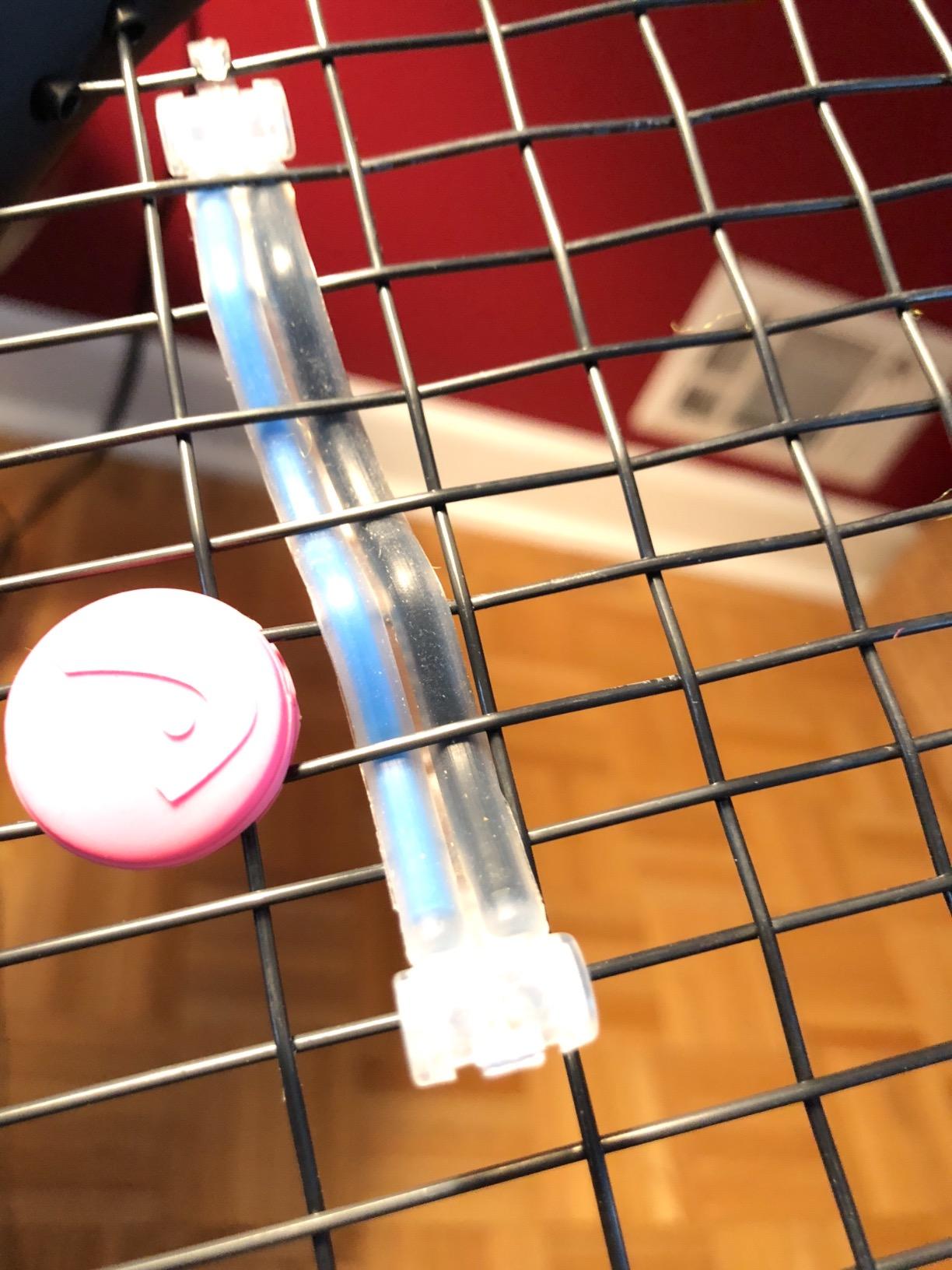 GAMMA Shockbuster II Tennis Racket Vibration Dampener - Shock Absorber for Arm Comfort & Tennis Elbow Relief - Durable Gel Dampener for All Racquets customer photo 1