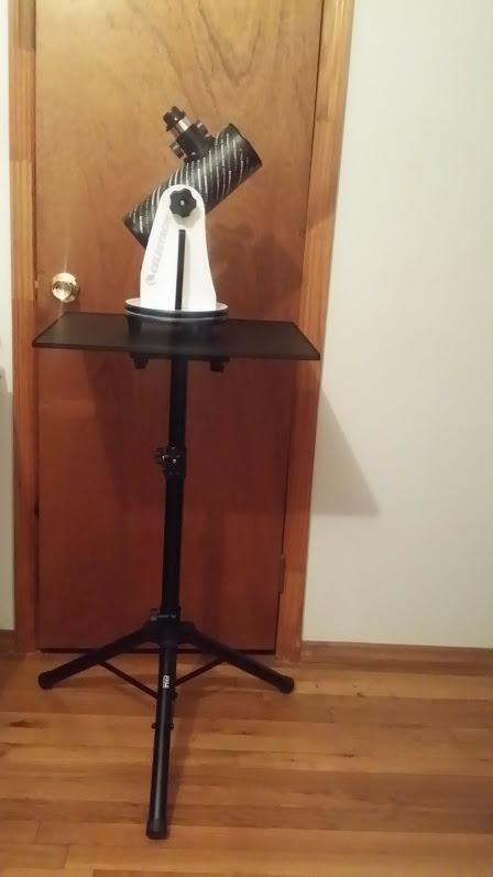 Celestron 76mm Classic FirstScope - Compact and Portable Tabletop Dobsonian Telescope - Ideal Telescope for Beginners - Features Notable Astronomers and Scientists customer photo 1