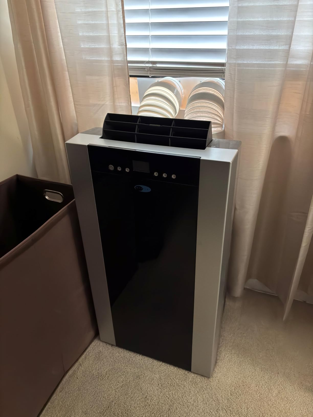 Whynter Portable Air Conditioner 14,000 BTU with Dual Hose Dehumidifier & Cooling Fan for 500 Sq Ft Rooms, Includes AC Unit Window Kit, ARC-14S (9,500 SACC) customer photo 1