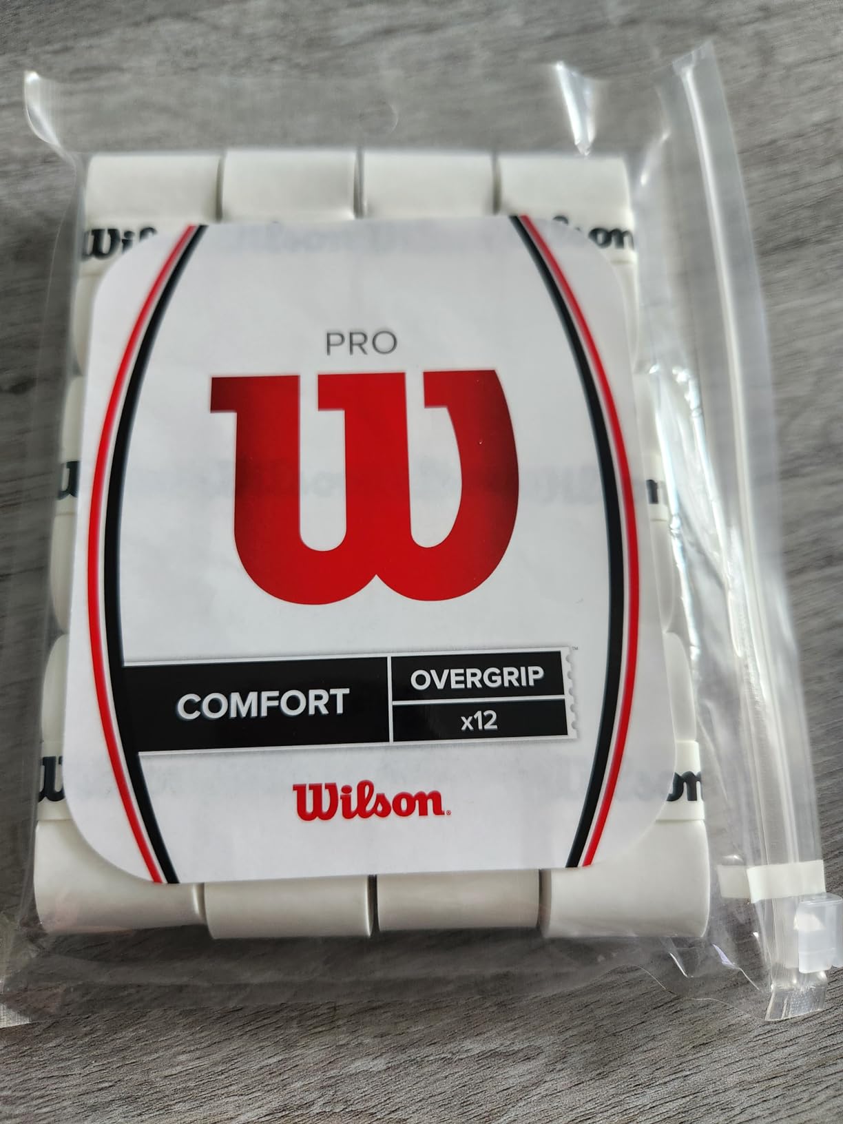 Wilson Pro Overgrip-Comfort 12 Pack, White customer photo 2