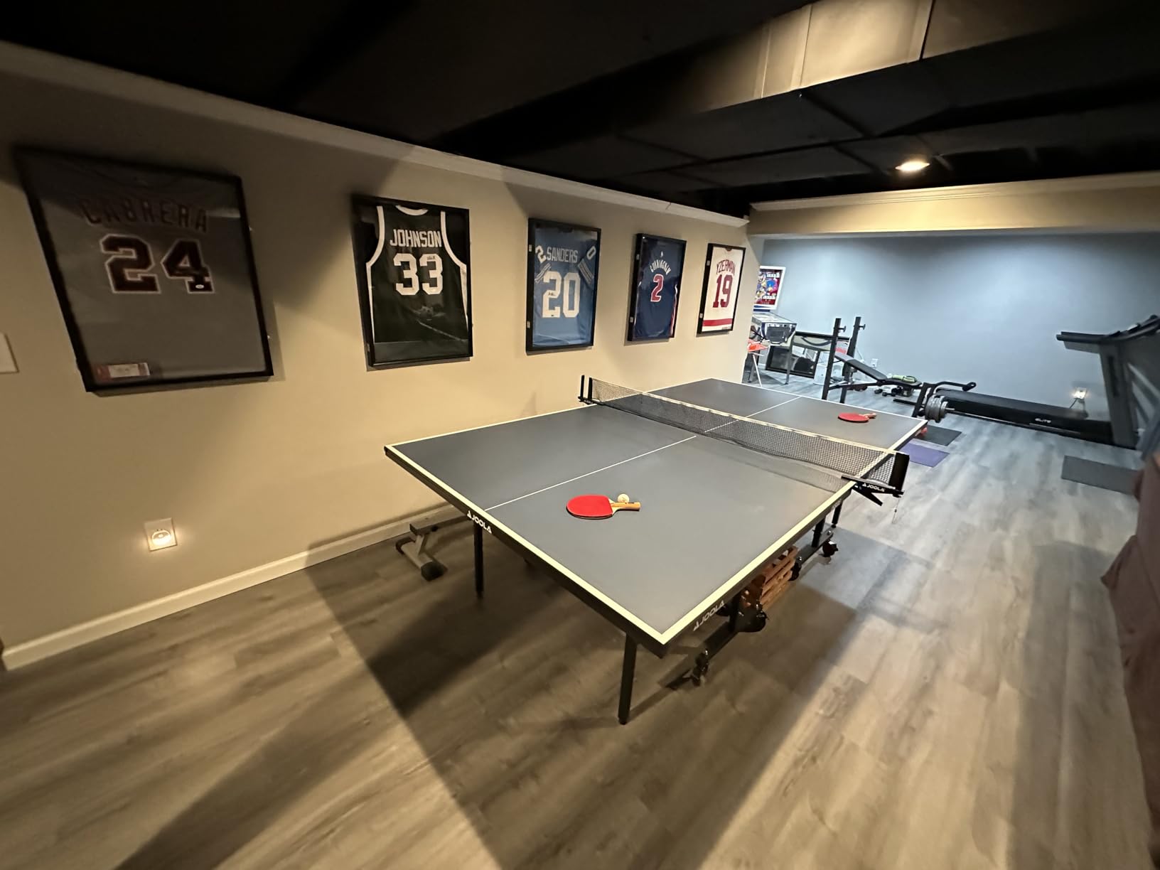 JOOLA Inside Professional MDF Indoor Ping Pong Table with Quick Clamp Table Tennis Net and Post Set - 10 Minute Easy Assembly - Tournament Quality - Foldable with Single Player Playback Mode customer photo 1