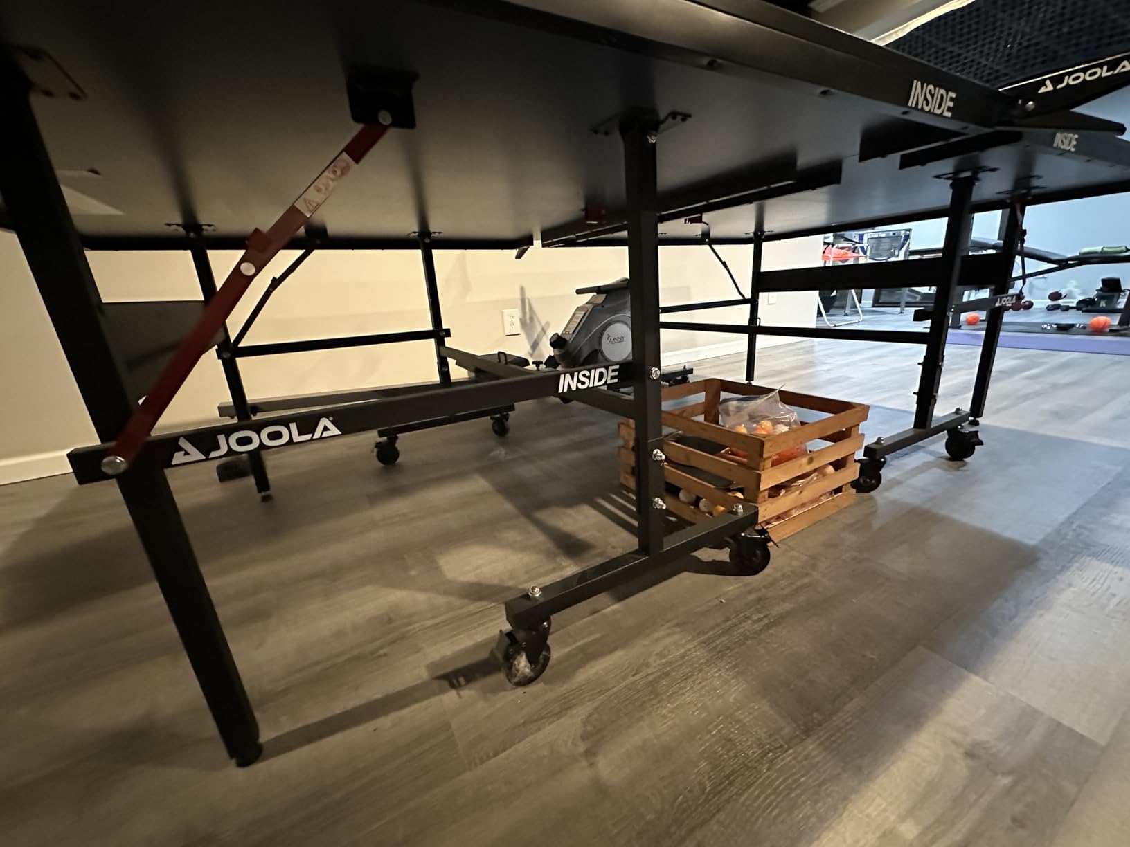 JOOLA Inside Professional MDF Indoor Ping Pong Table with Quick Clamp Table Tennis Net and Post Set - 10 Minute Easy Assembly - Tournament Quality - Foldable with Single Player Playback Mode customer photo 2