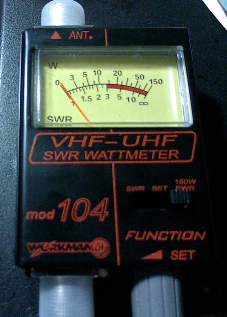 SWR / Power METER for VHF / UHF Ham Radio 120 - 500 MHz 150 Watt - Workman Model 104 customer photo 1