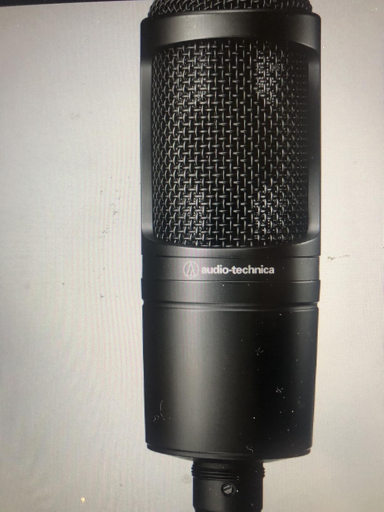 Audio-Technica AT2035 Cardioid Condenser Microphone, Perfect for Studio, Podcasting & Streaming, XLR Output, Includes Custom Shock Mount customer photo 2