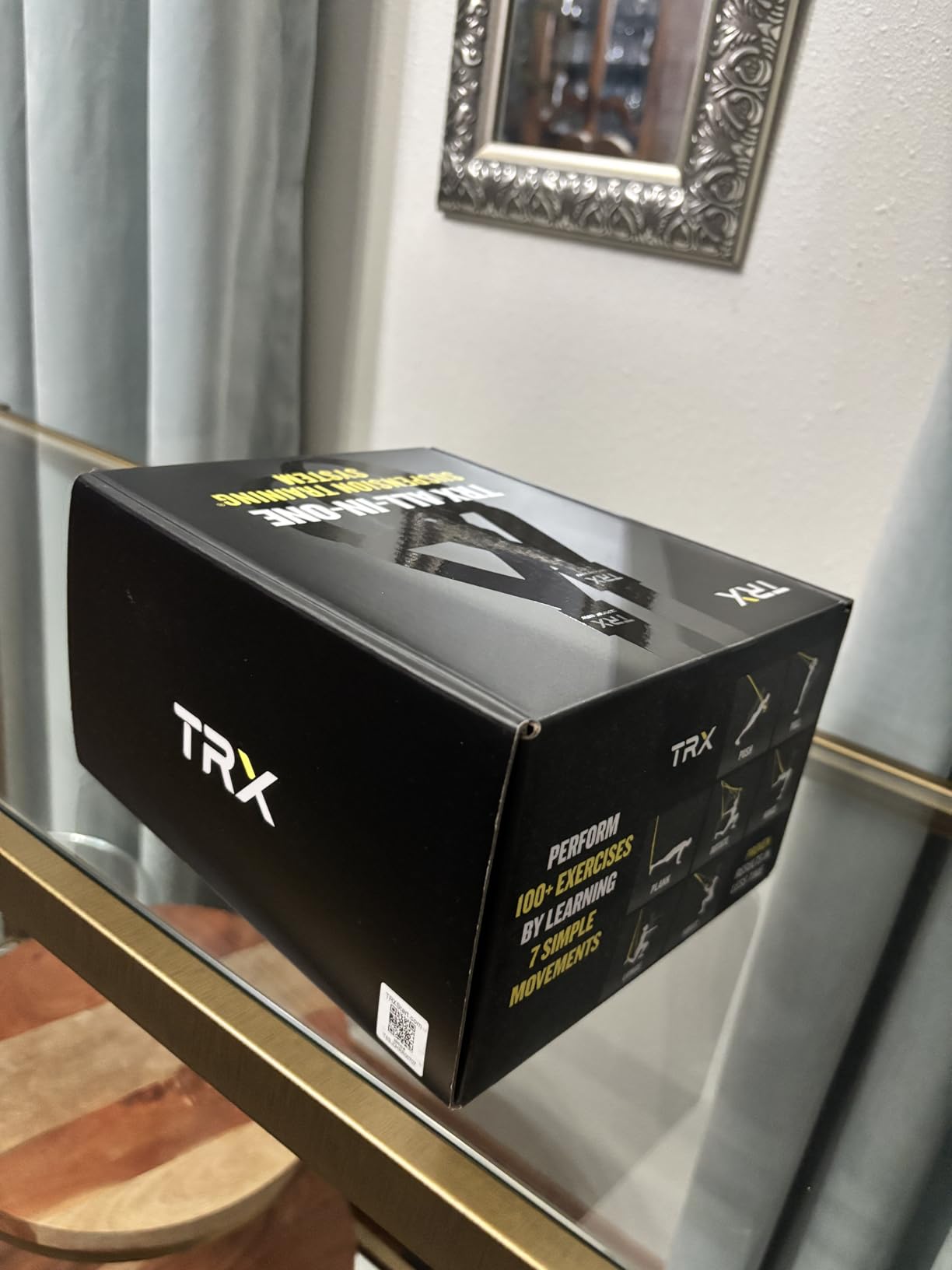 TRX All-In-One Home Gym System - Complete Suspension Training Kit for Strength Training, HIIT & Full-Body Workouts at Home or Outdoors, Includes Indoor & Outdoor Anchors customer photo 1
