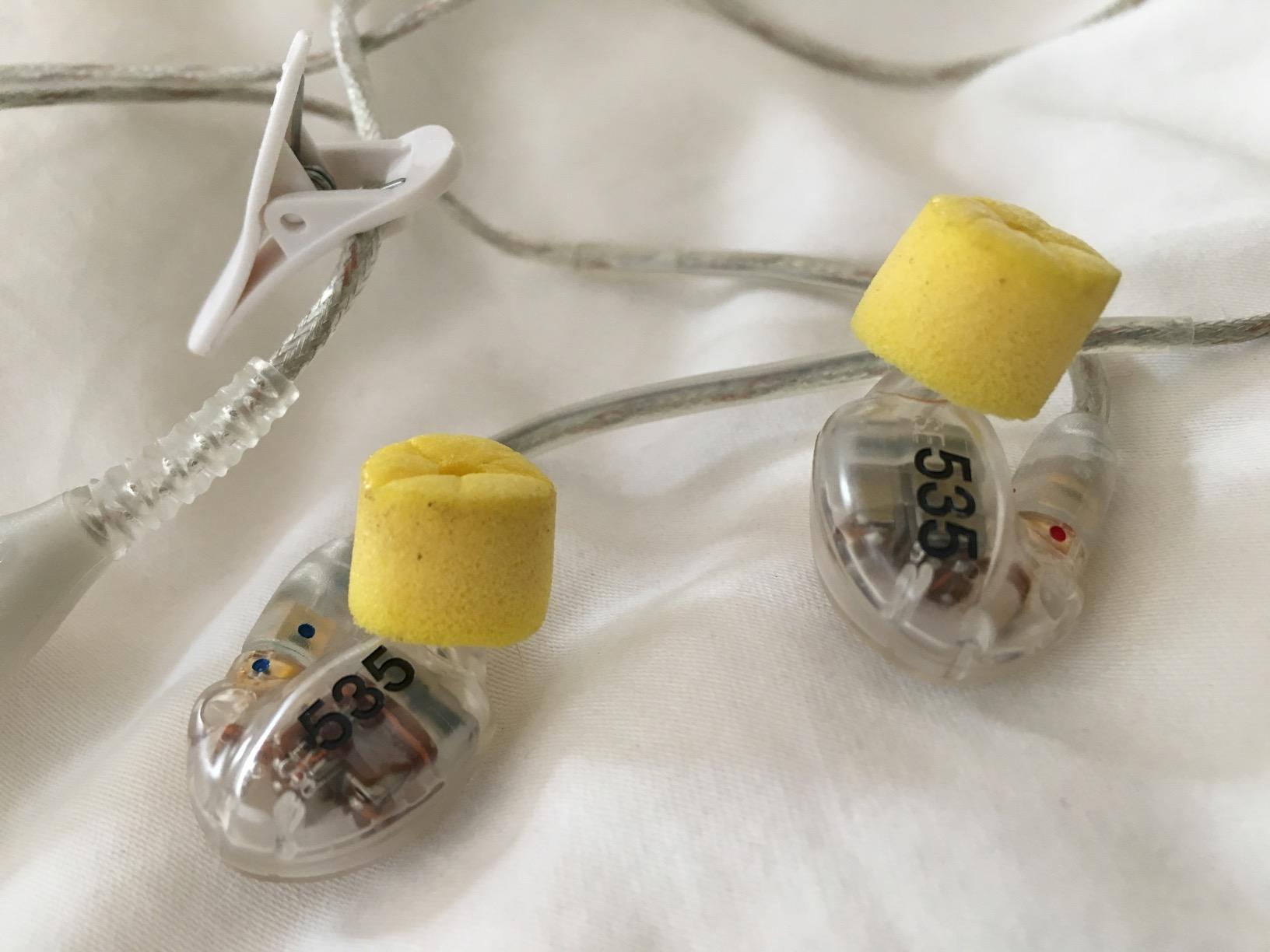 Shure SE535-CL Professional Sound Isolating Earphones, High Definition Sound + Natural Bass, Three Drivers, in-Ear Fit, Detachable Cable, Durable Quality - Clear customer photo 1