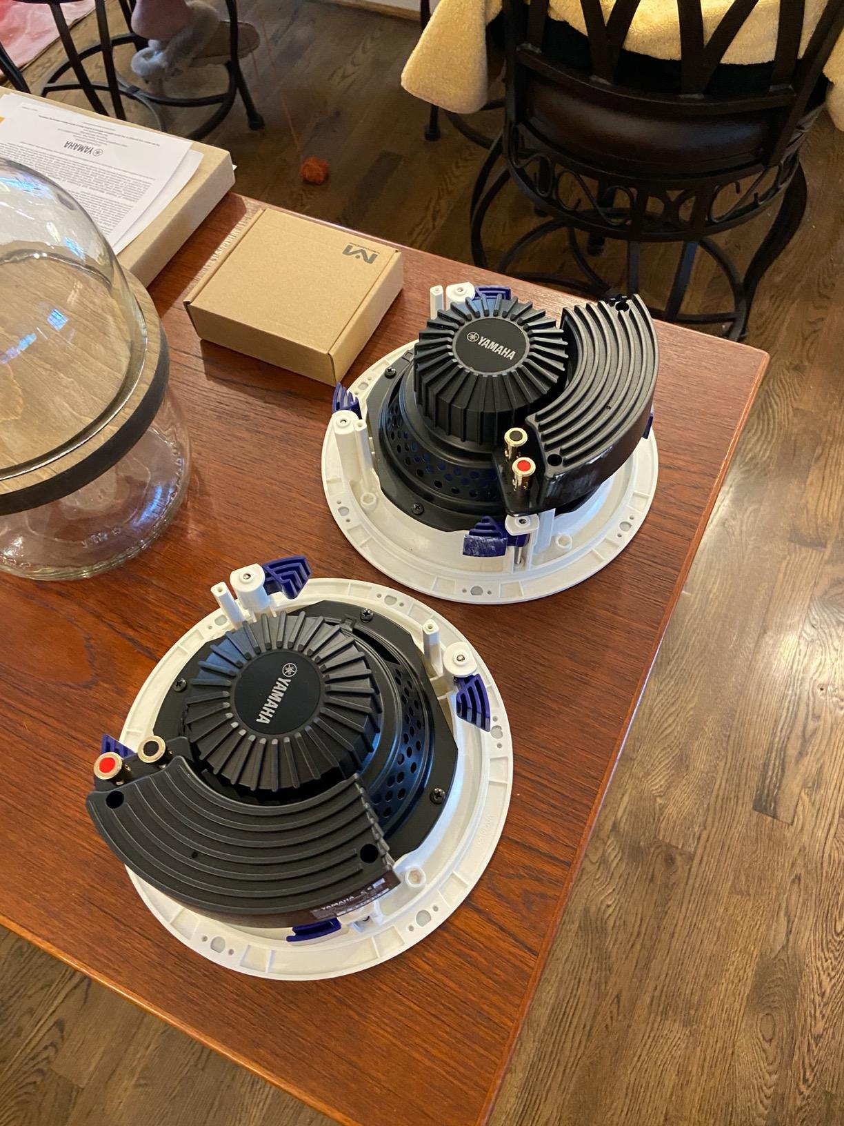 Yamaha NS-IC800 140 Watt 8-Inch 2-Way In-Ceiling Speakers - Pair (White) customer photo 1