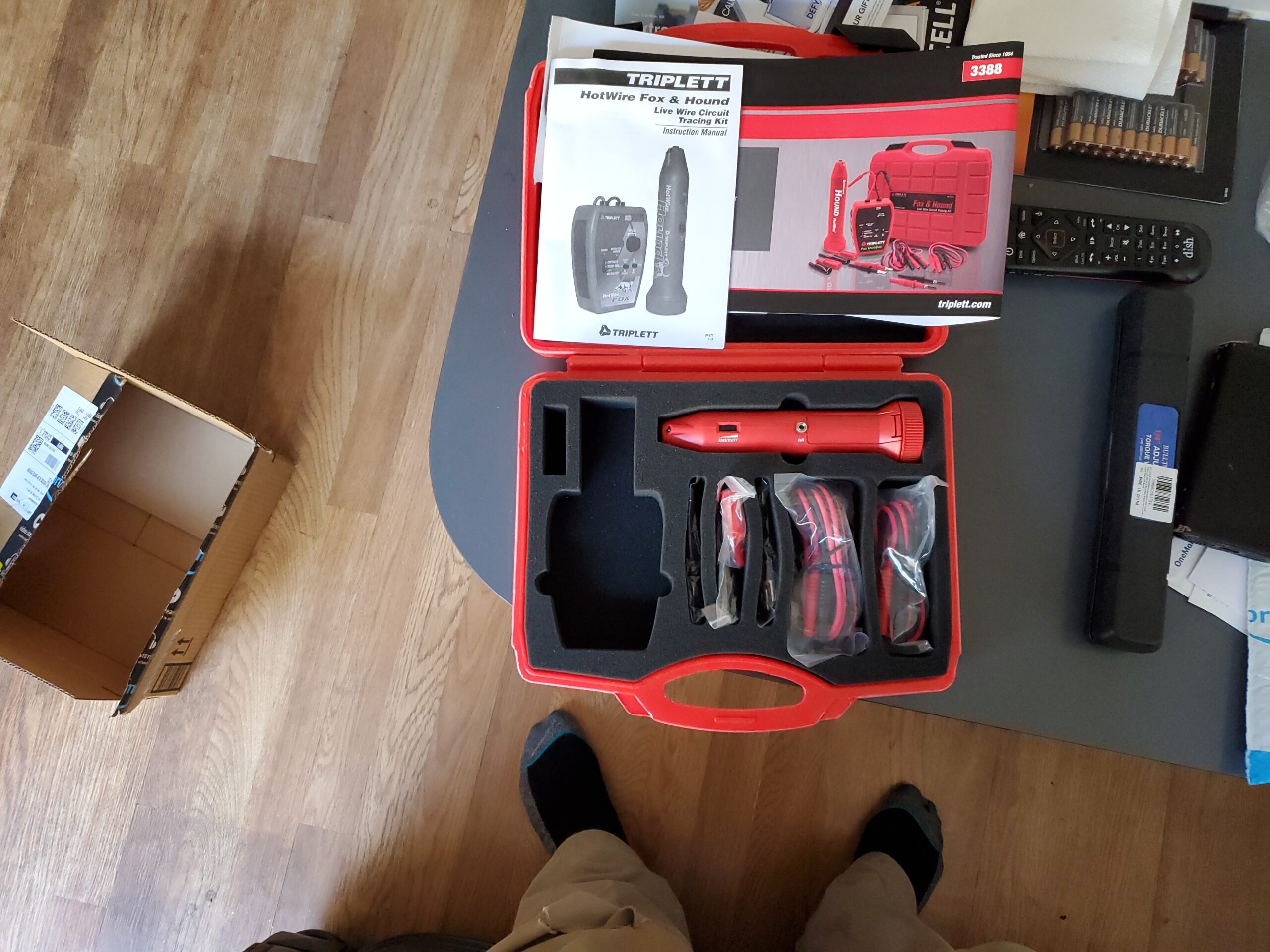 Triplett 3388 Fox & Hound HotWire Live Wire Tone and Probe Wire Tracing Kit with Adjustable Sensitivity - Traces Wires from 0 ~ 250 VAC and up to 1000 ft customer photo 2