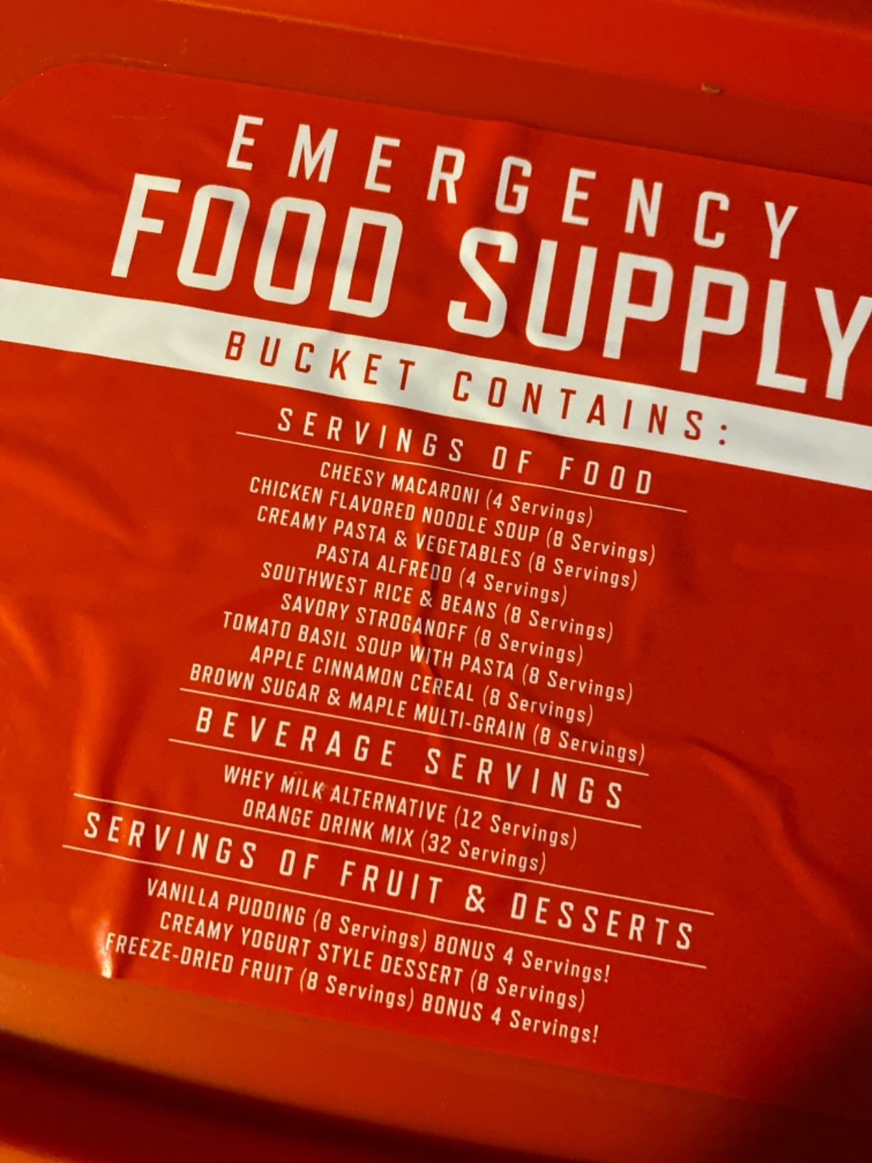 ReadyWise Emergency Food Supply - 120 Servings Favorites Sample Bucket, Survival Food Kit, Freeze Dried Prepper Food & Dehydrated Meals for Camping Essentials & Backpacking, up to 25 Year Shelf Life customer photo 2