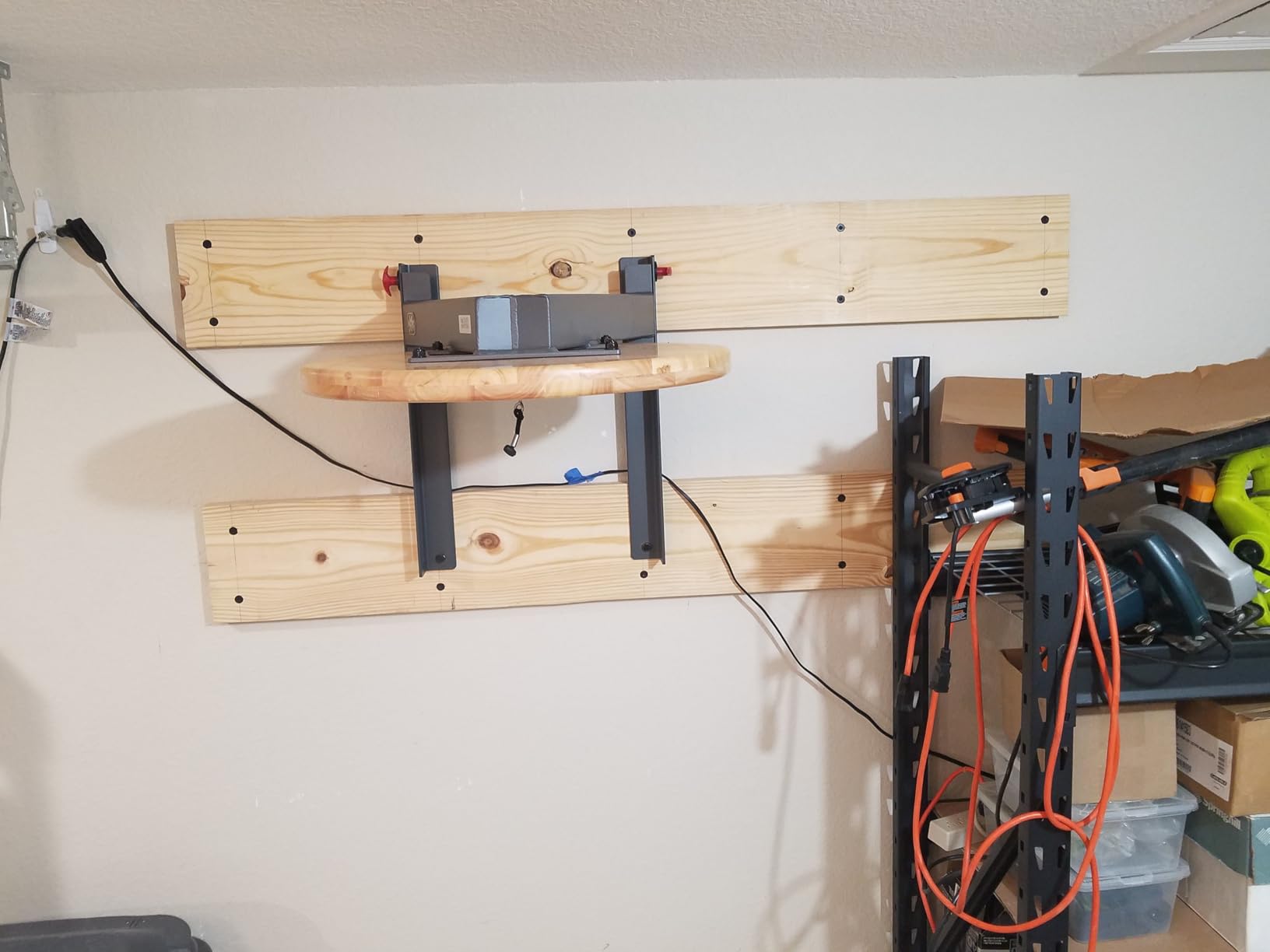 XMARK Professional Adjustable Speed Bag Platform, Wall Mount Boxing & MMA Speedbag Board for Home Gym Training customer photo 1