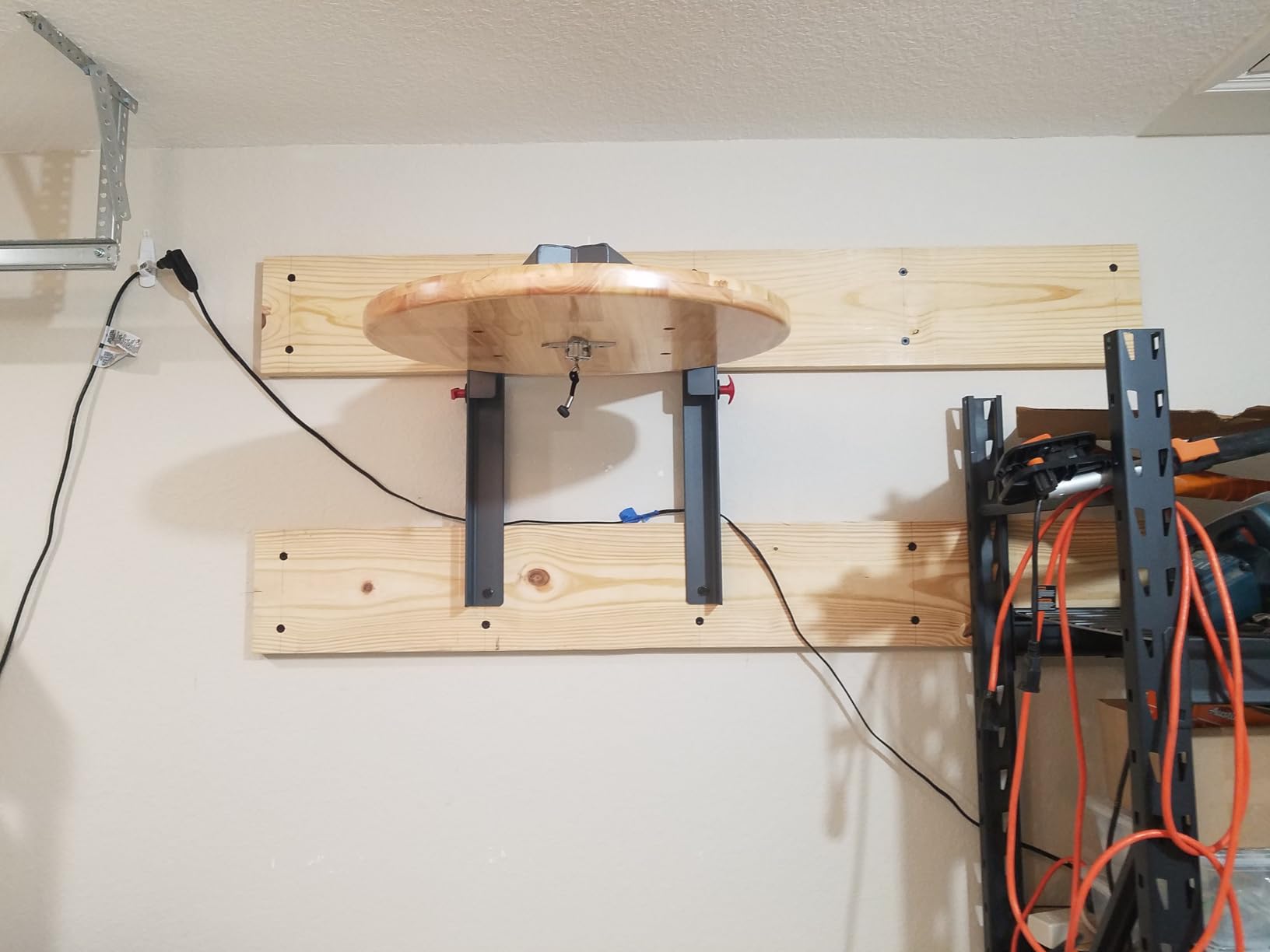 XMARK Professional Adjustable Speed Bag Platform, Wall Mount Boxing & MMA Speedbag Board for Home Gym Training customer photo 2