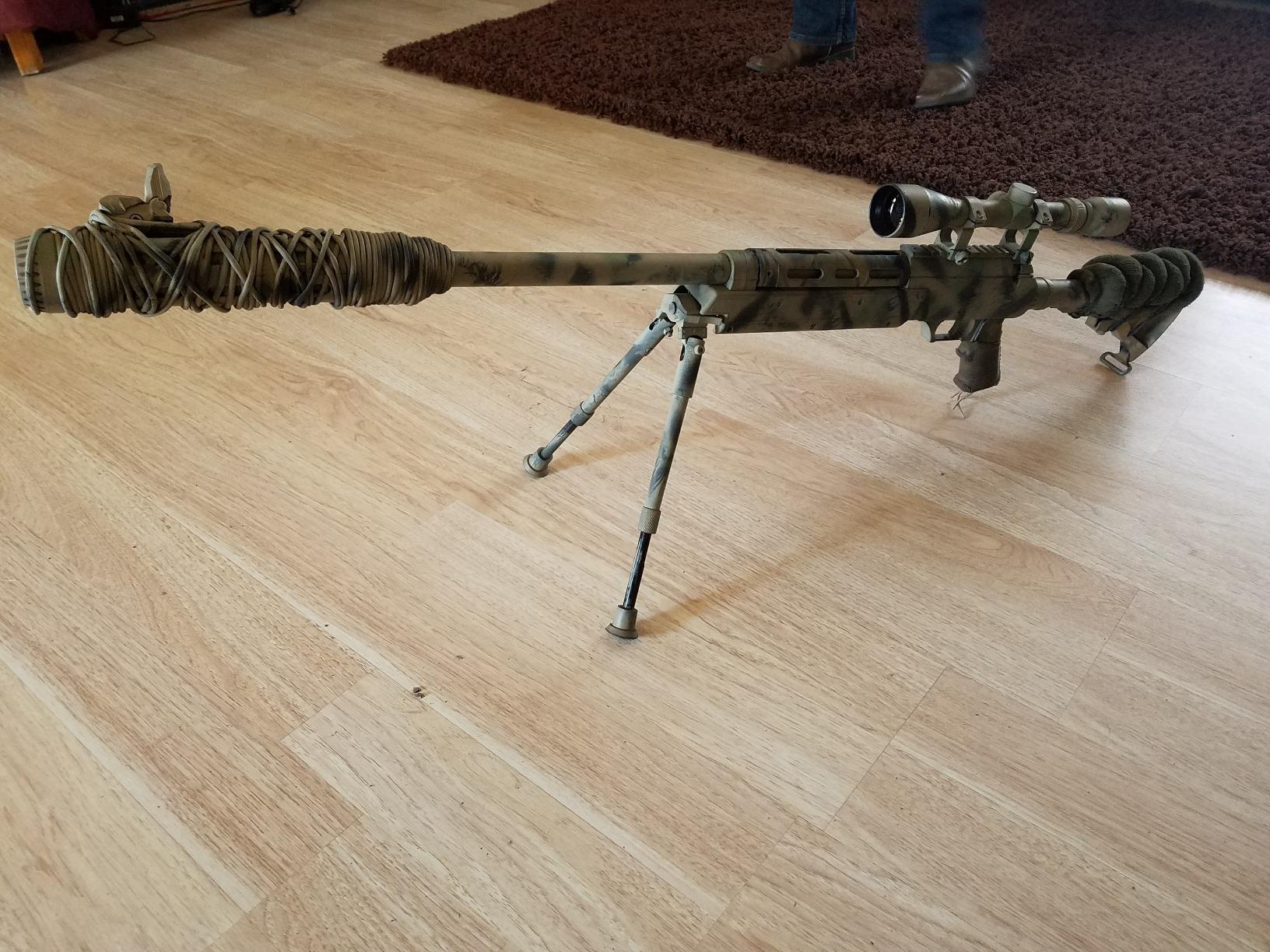 470 fps wellfire aps sr-2 modular full metal bolt action sniper rifle w/ scope pkg mb06d customer photo 1